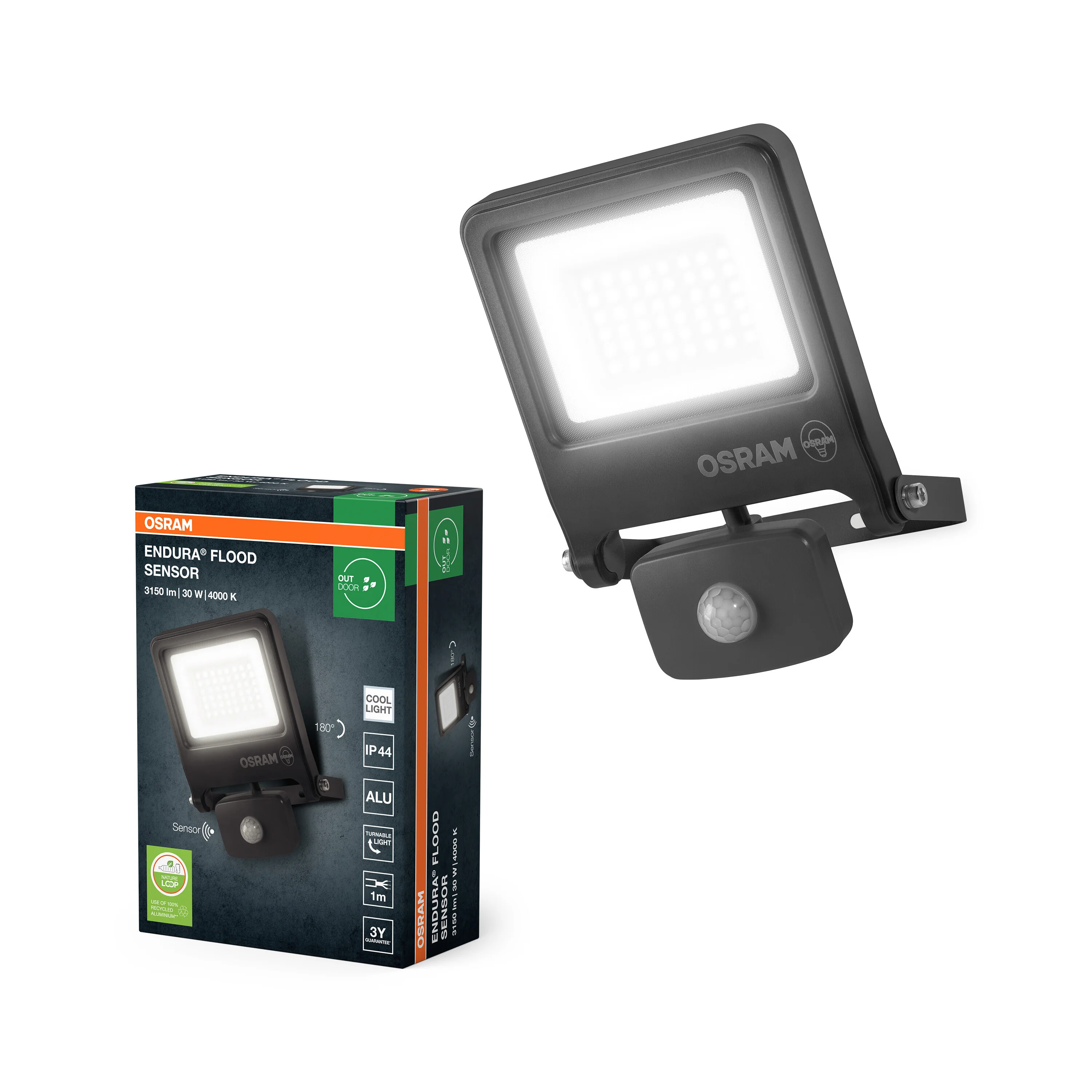 OSRAM ENDURA® Flood Sensor 70W ciepła biel PCR - Image 4