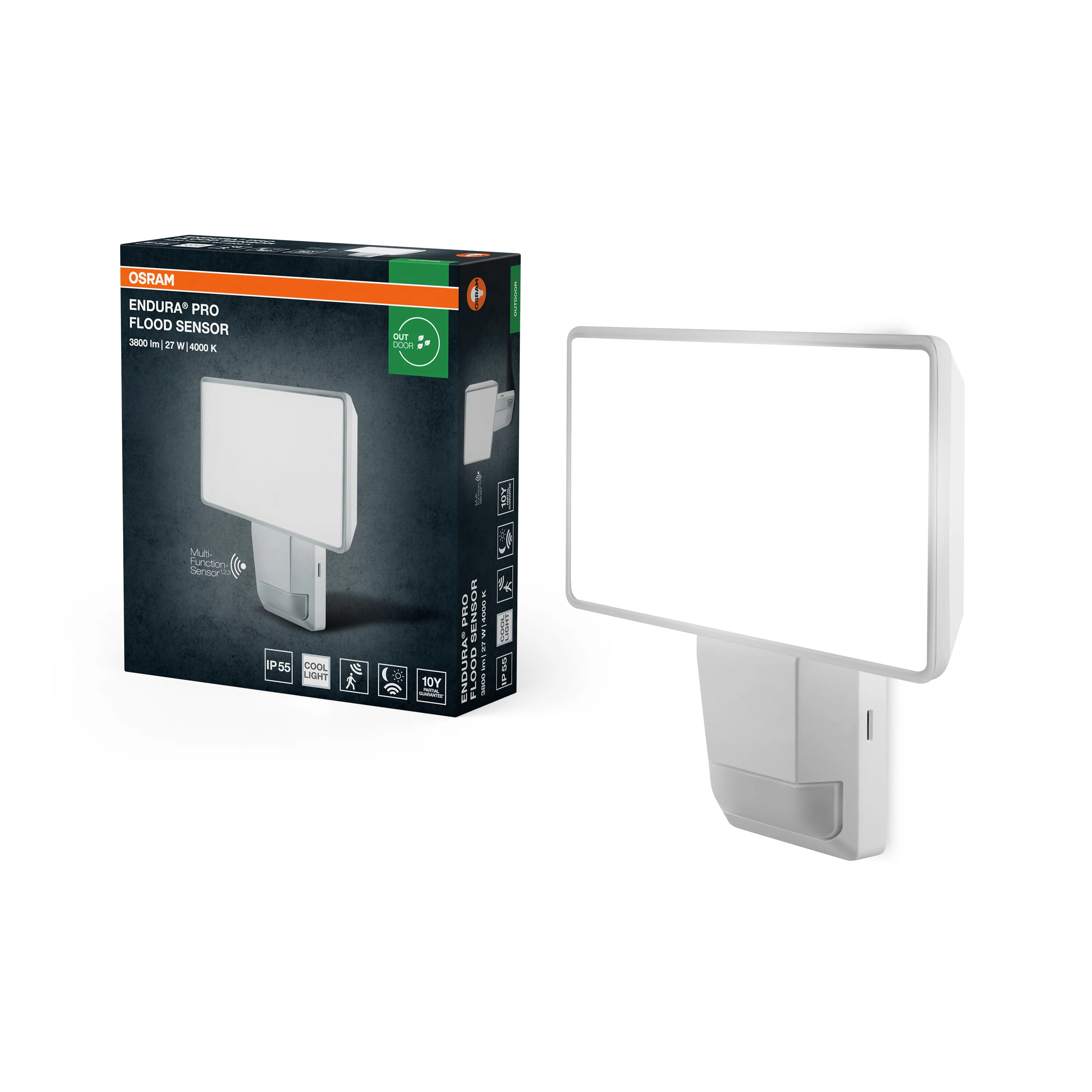 OSRAM ENDURA® PRO FLOOD SENSOR 27W 4000K IP55 biały - Image 5