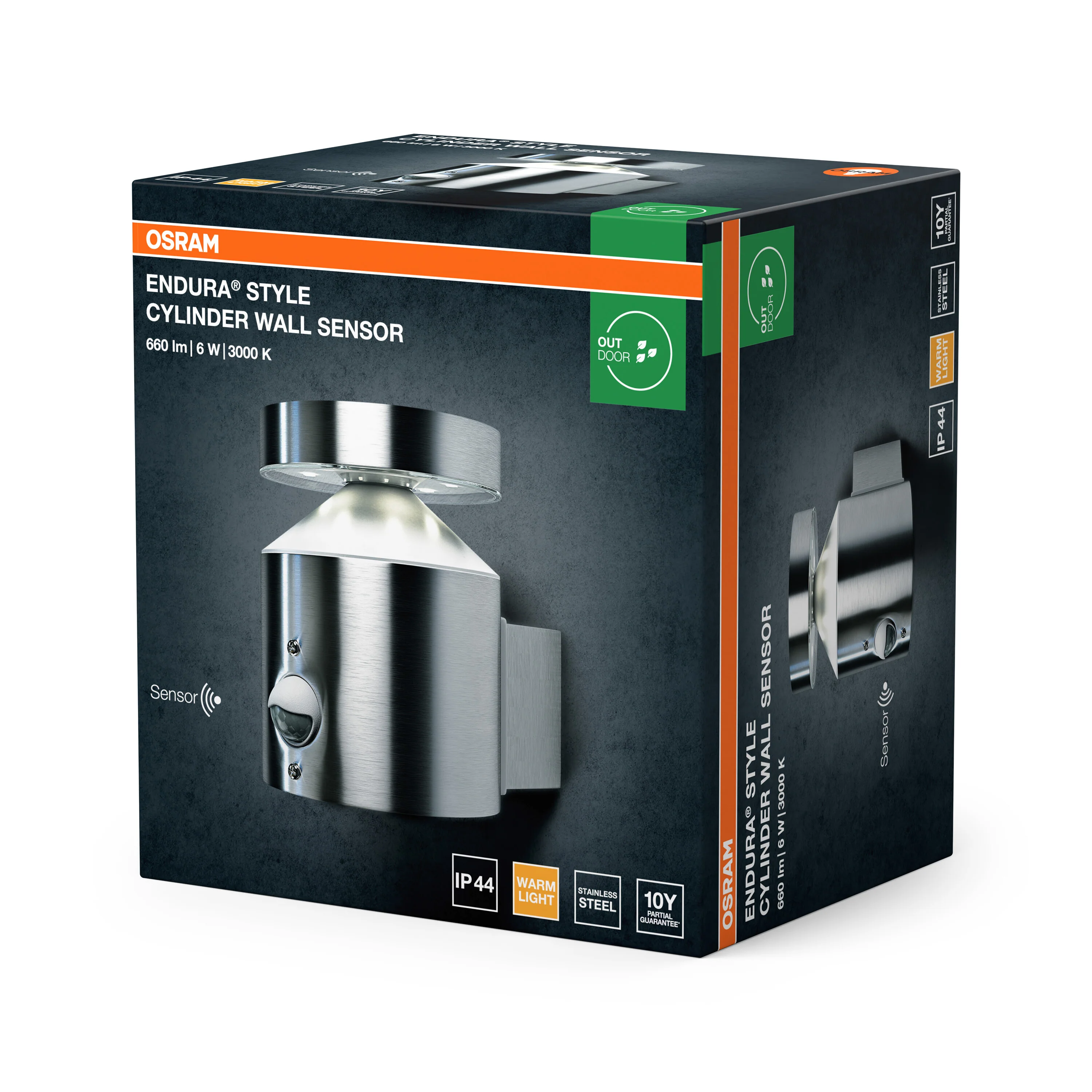 OSRAM ENDURA® STYLE CYLINDER Kinkiet z czujnikiem 6W - Image 6