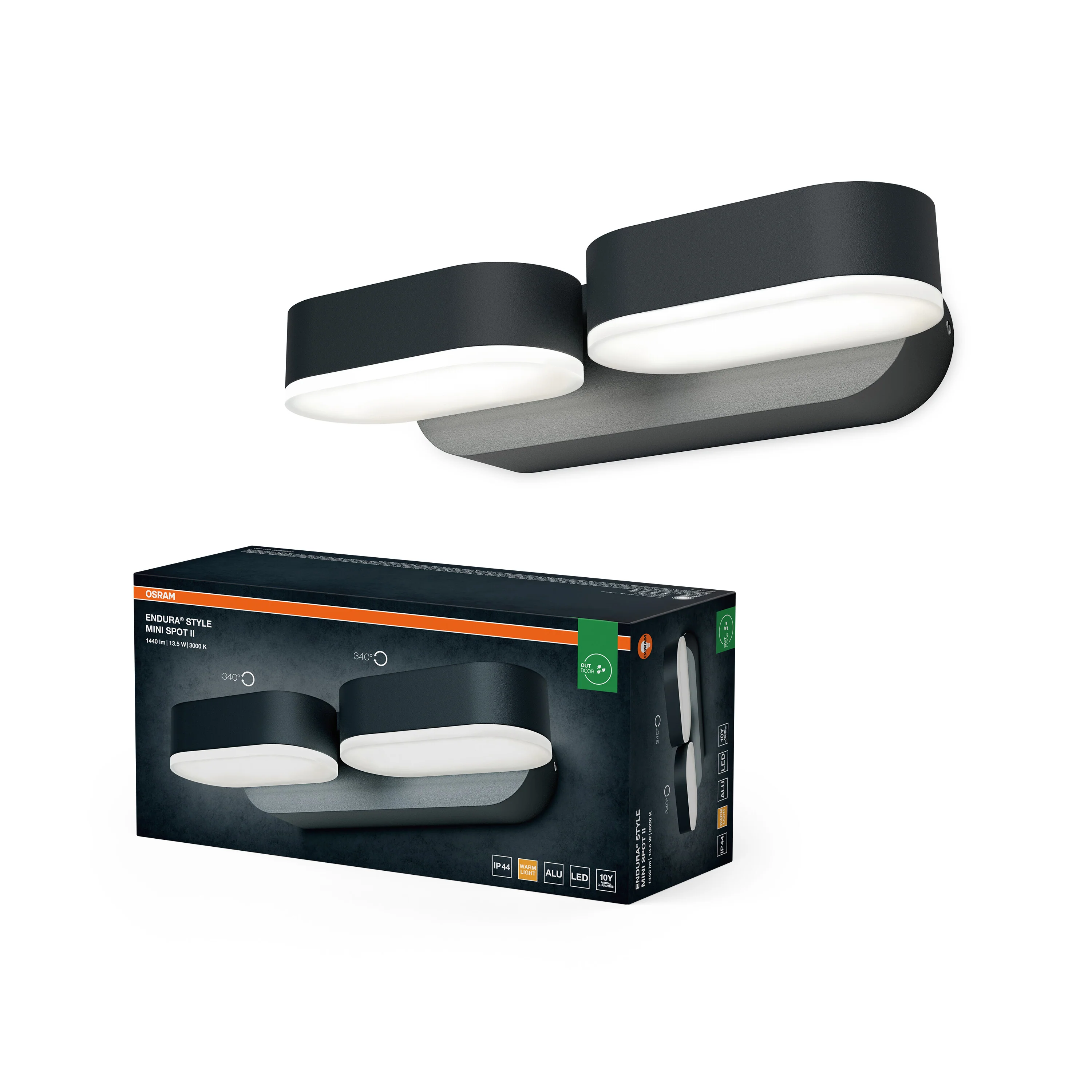 OSRAM ENDURA® STYLE MINI SPOT II  13.5W ciemnoszary - Image 5