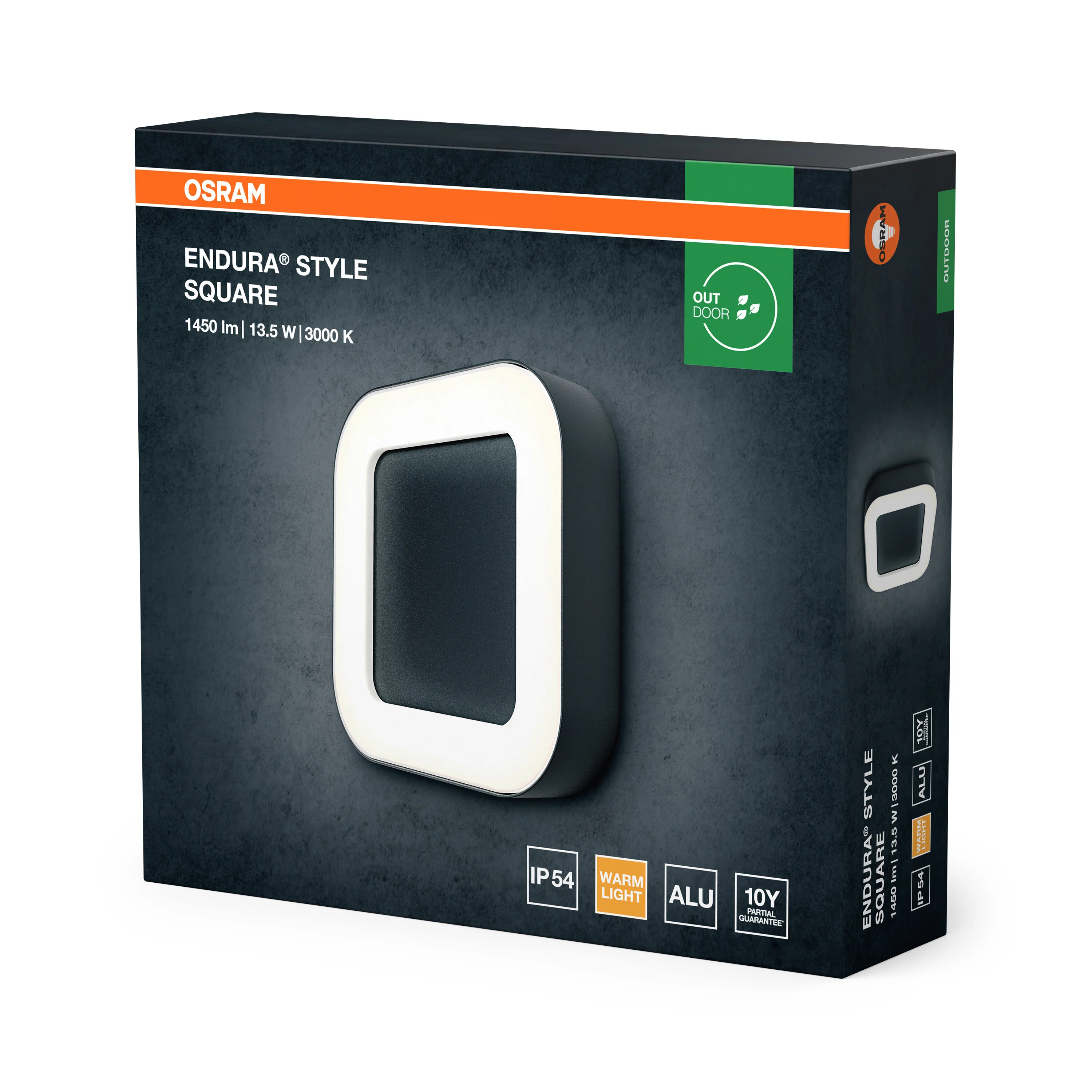 OSRAM ENDURA® STYLE SQUARE 13.5W ciemnoszary - Image 6