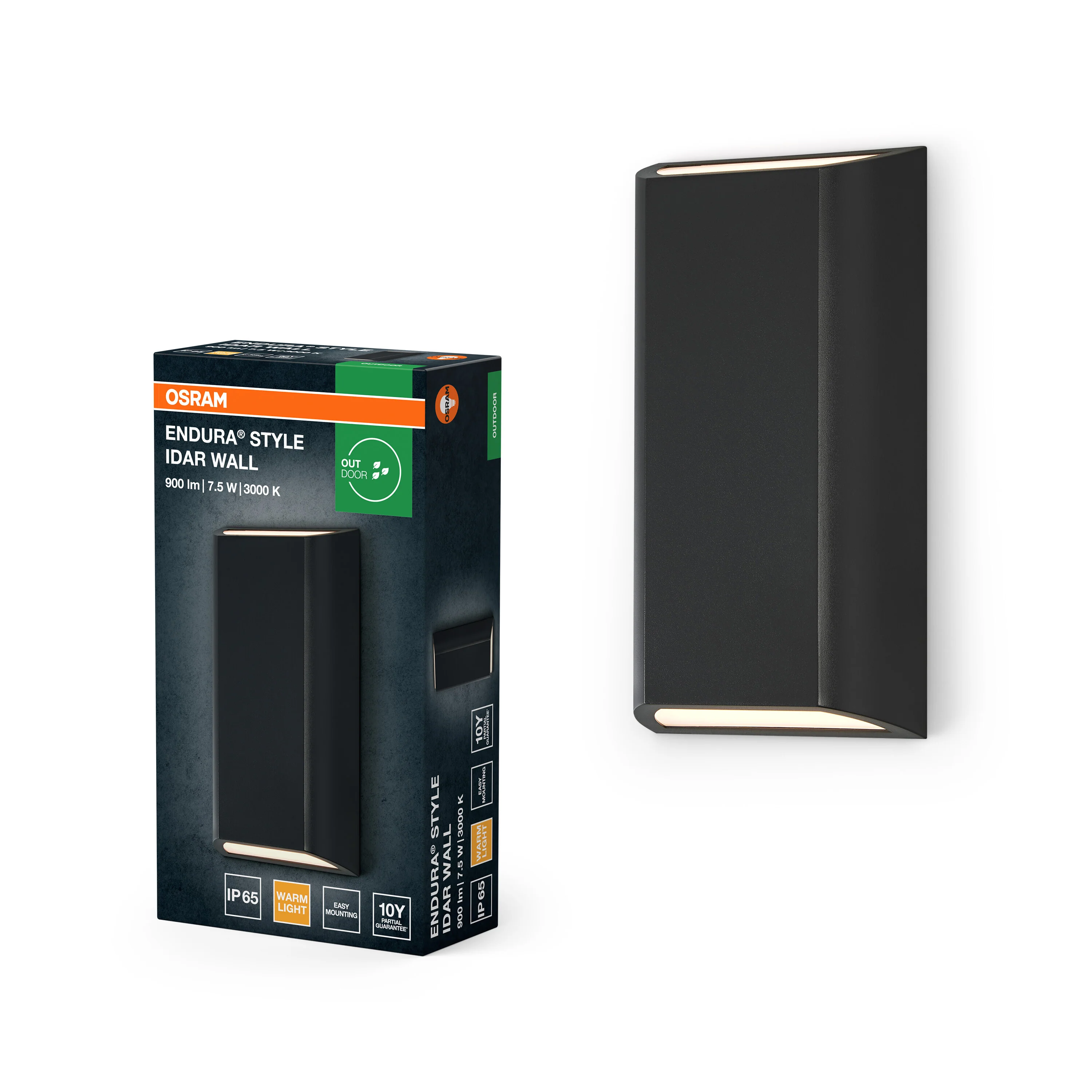 OSRAM Endura Style IP65 Kinkiet Idar ciemnoszary - Image 5