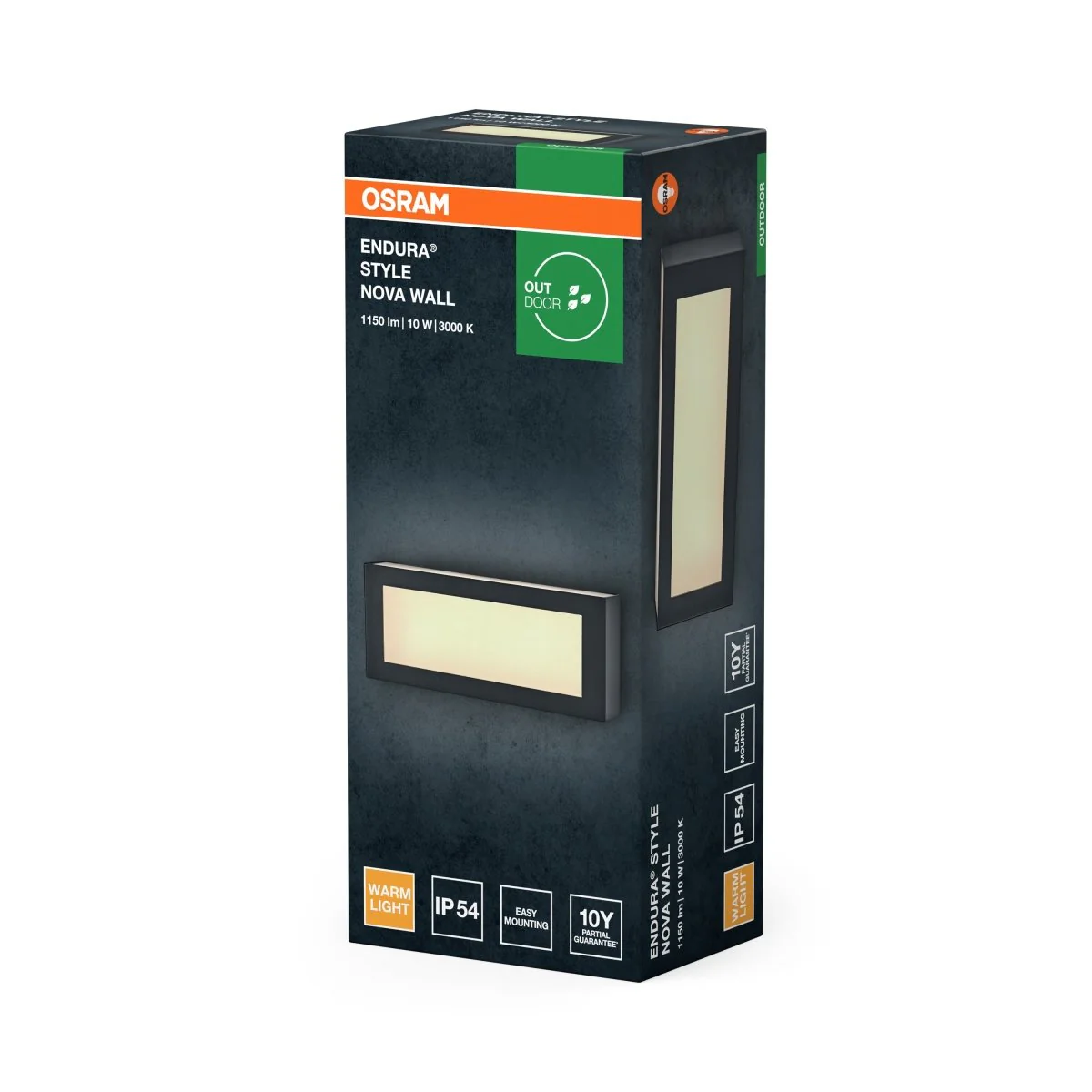 OSRAM ENDURA STYLE NOVA Wall IP54 ciemnoszary - Image 2