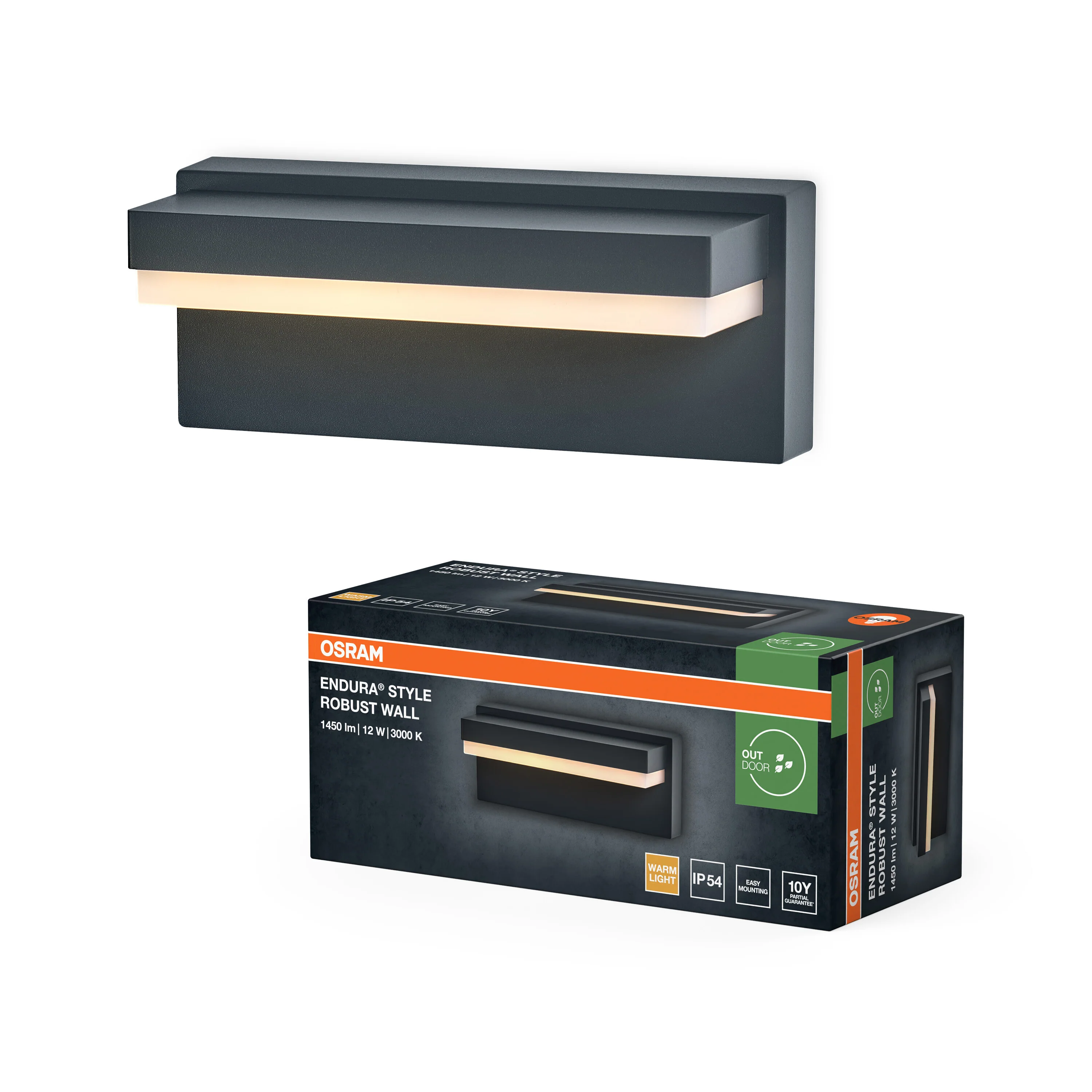 OSRAM ENDURA STYLE ROBUST Wall IP54 ciemnoszary - Image 5