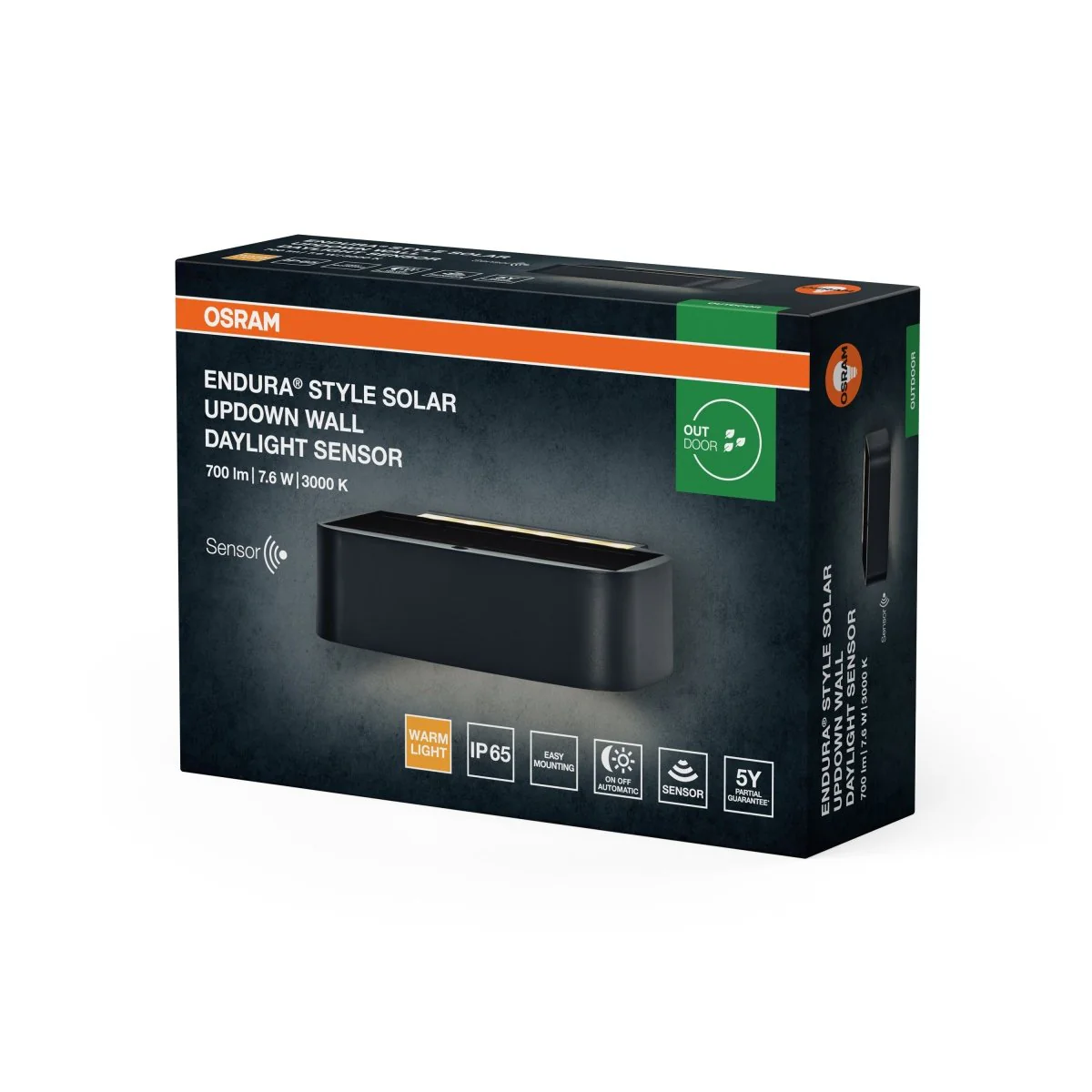 OSRAM ENDURA STYLE SOLAR BRIGHT DAYLIGHT SENSOR Kinkiet - Image 2