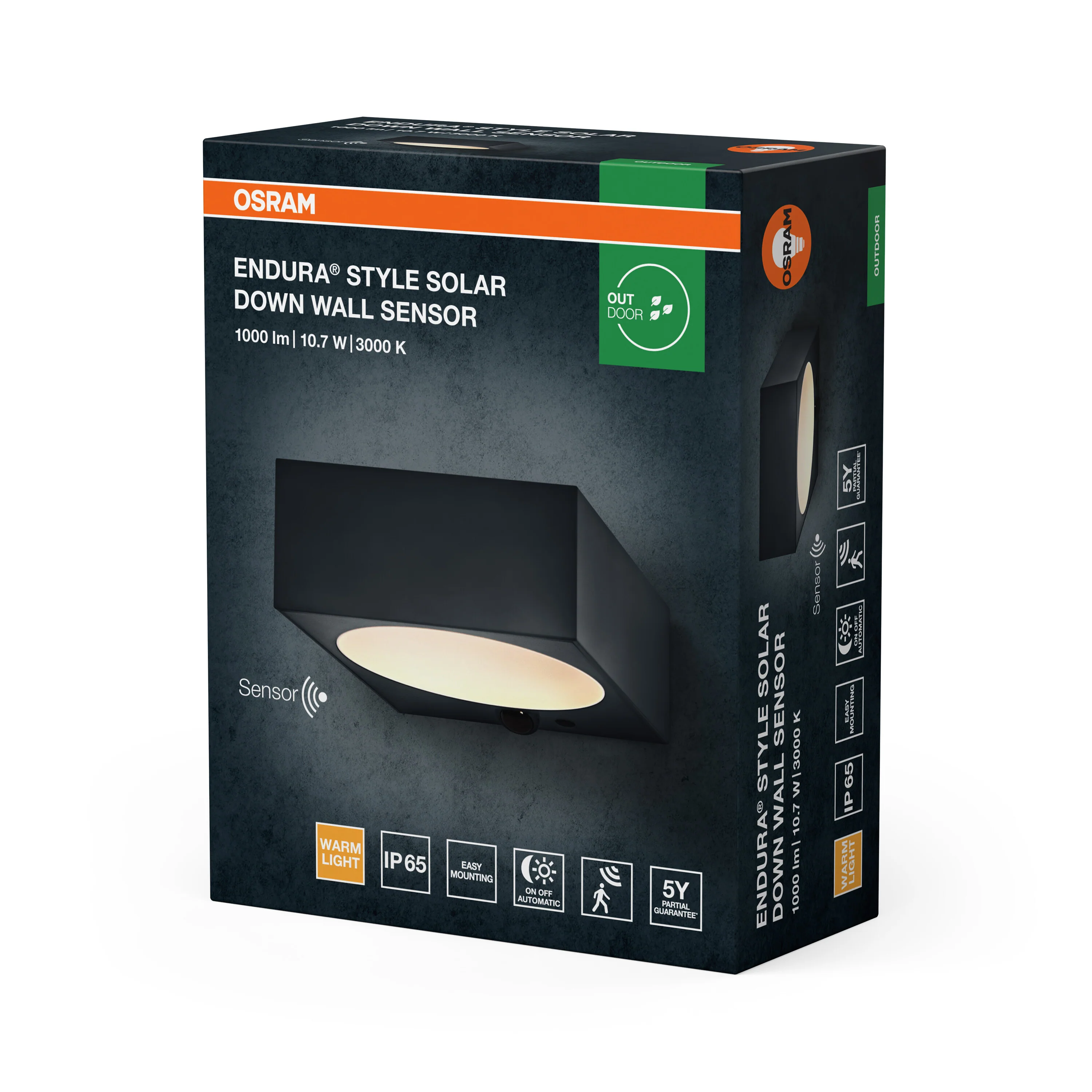 OSRAM ENDURA STYLE SOLAR BRIGHT SENSOR Kinkiet ciemnoszary - Image 6