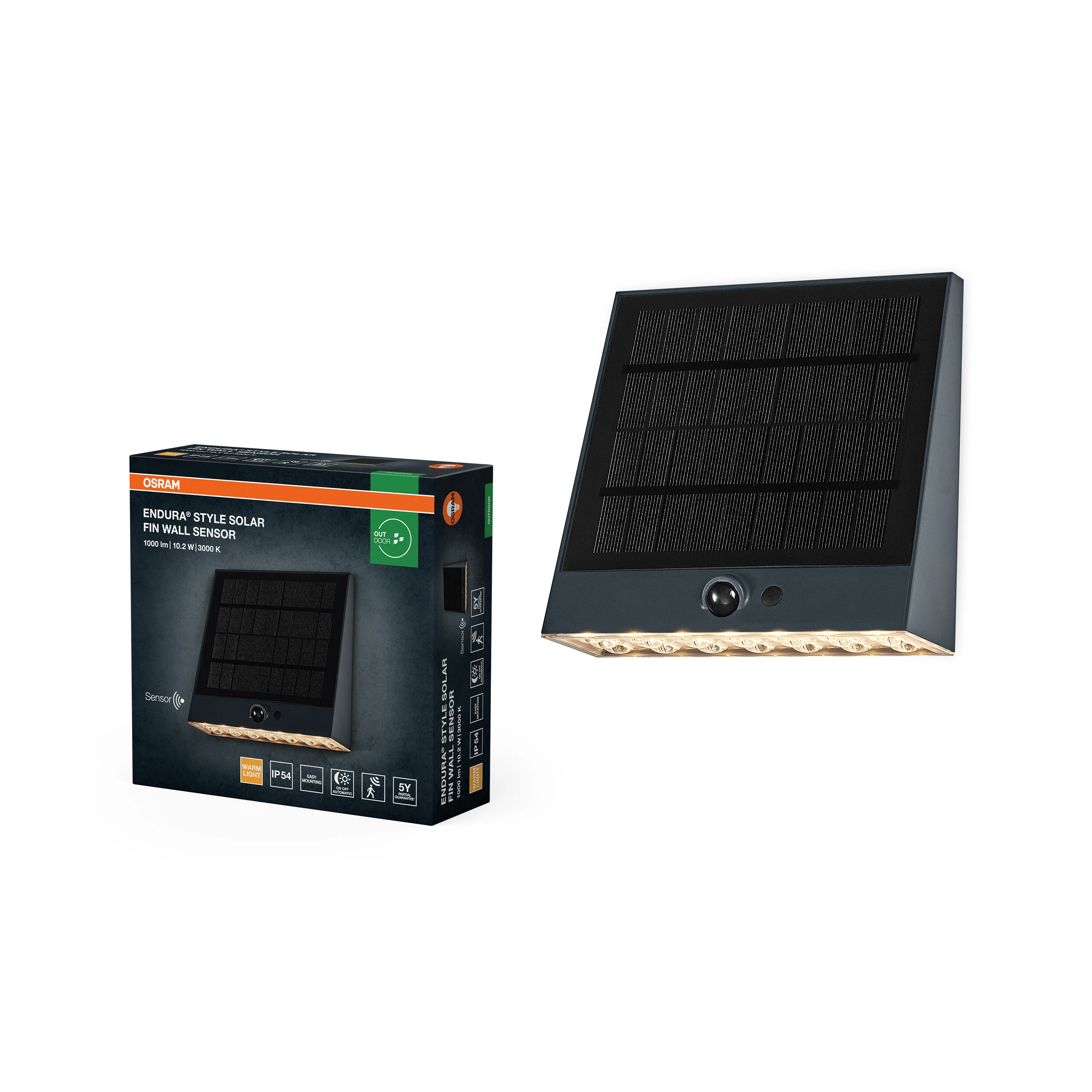 OSRAM ENDURA STYLE SOLAR BRIGHT SENSOR Kinkietciemnoszary - Image 5