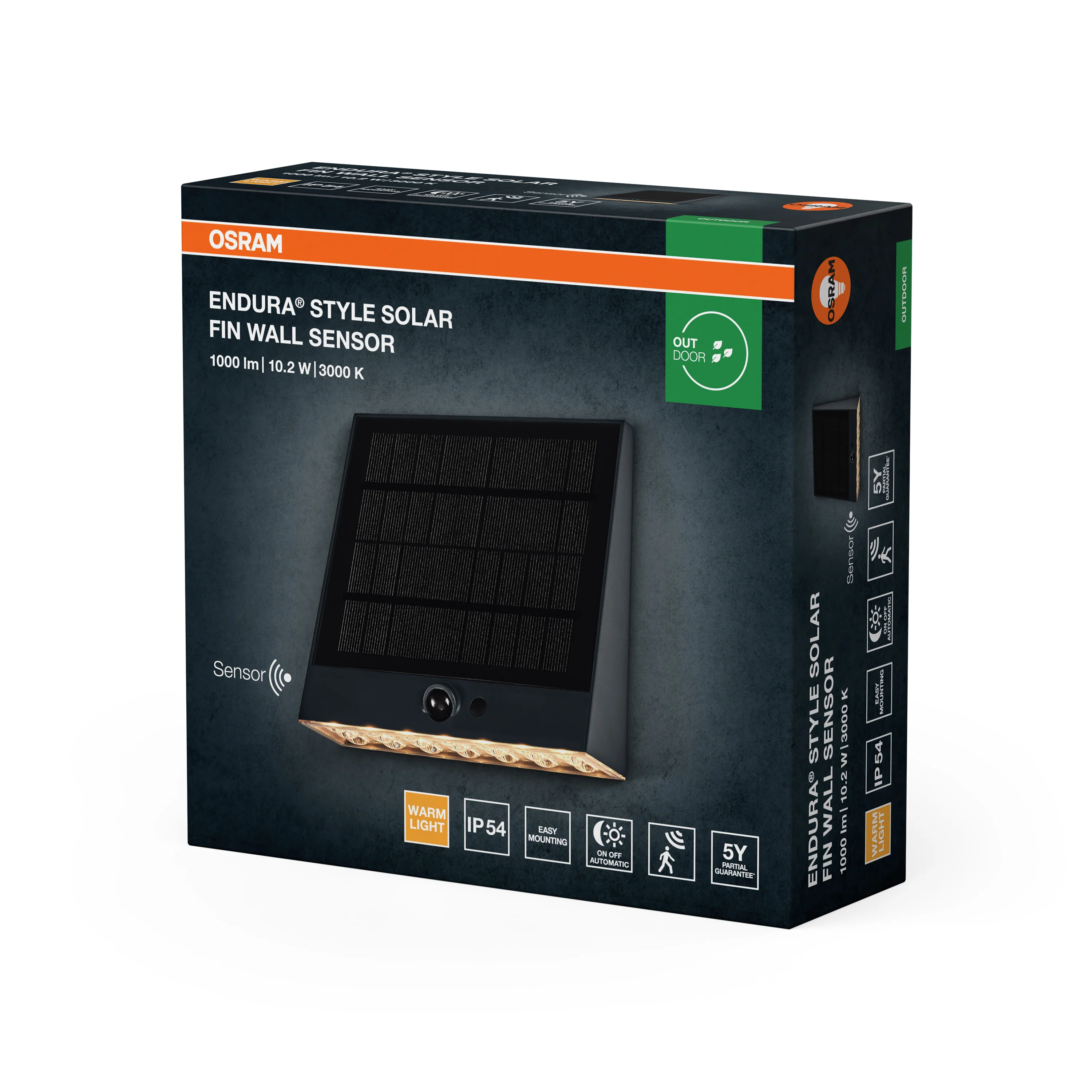 OSRAM ENDURA STYLE SOLAR BRIGHT SENSOR Kinkietciemnoszary - Image 6