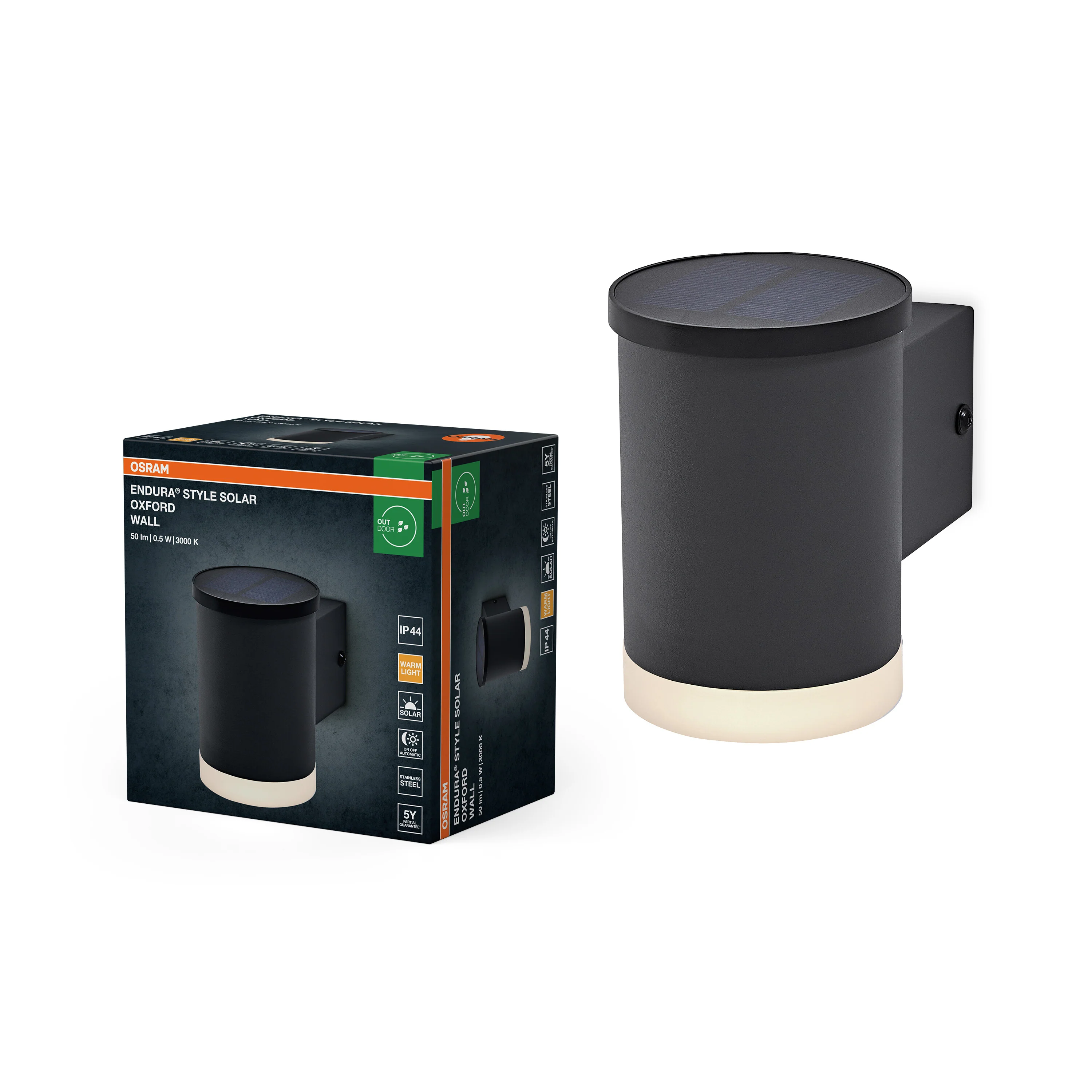 OSRAM Endura Style Solar Kinkiet Oxford ciemnoszary - Image 5