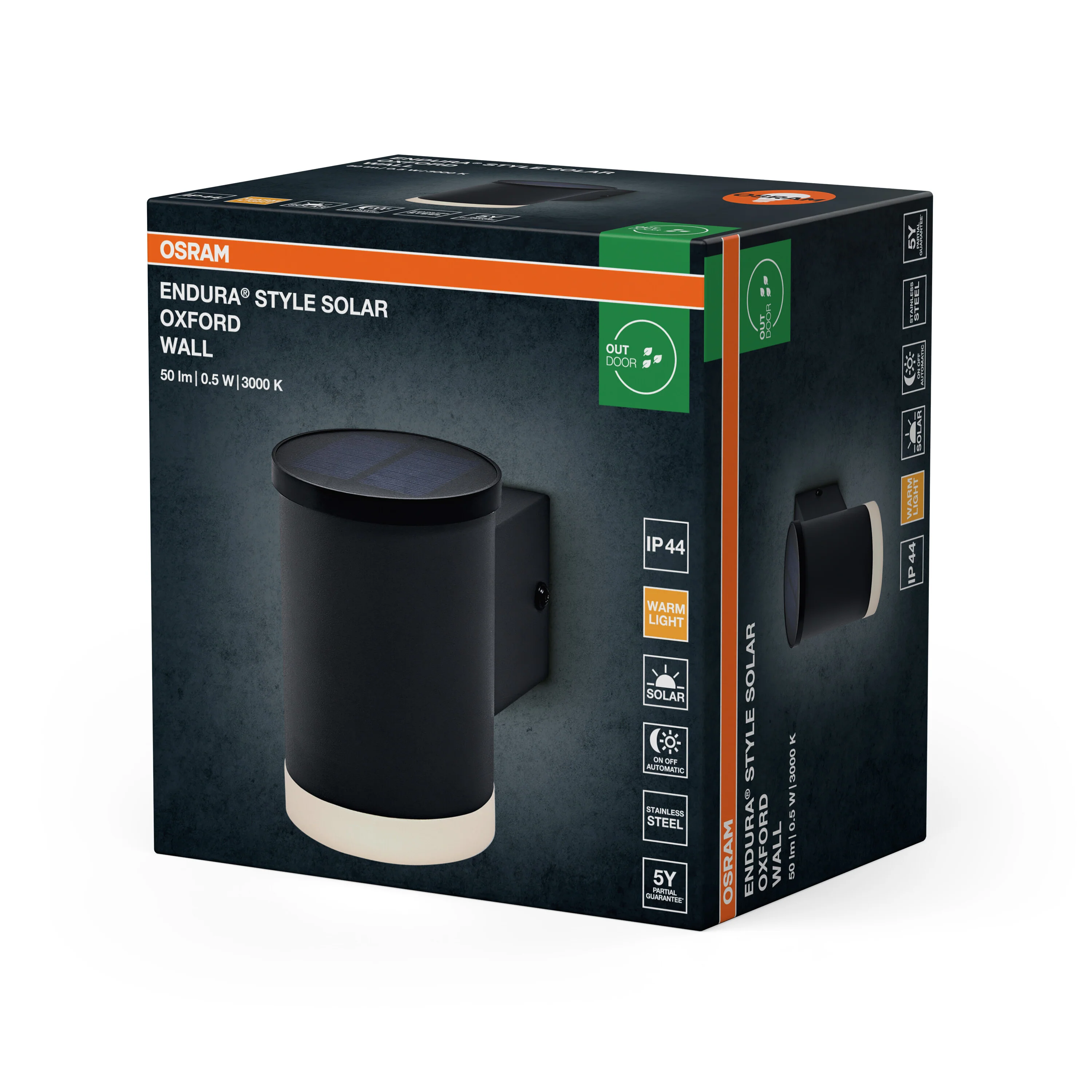 OSRAM Endura Style Solar Kinkiet Oxford ciemnoszary - Image 6