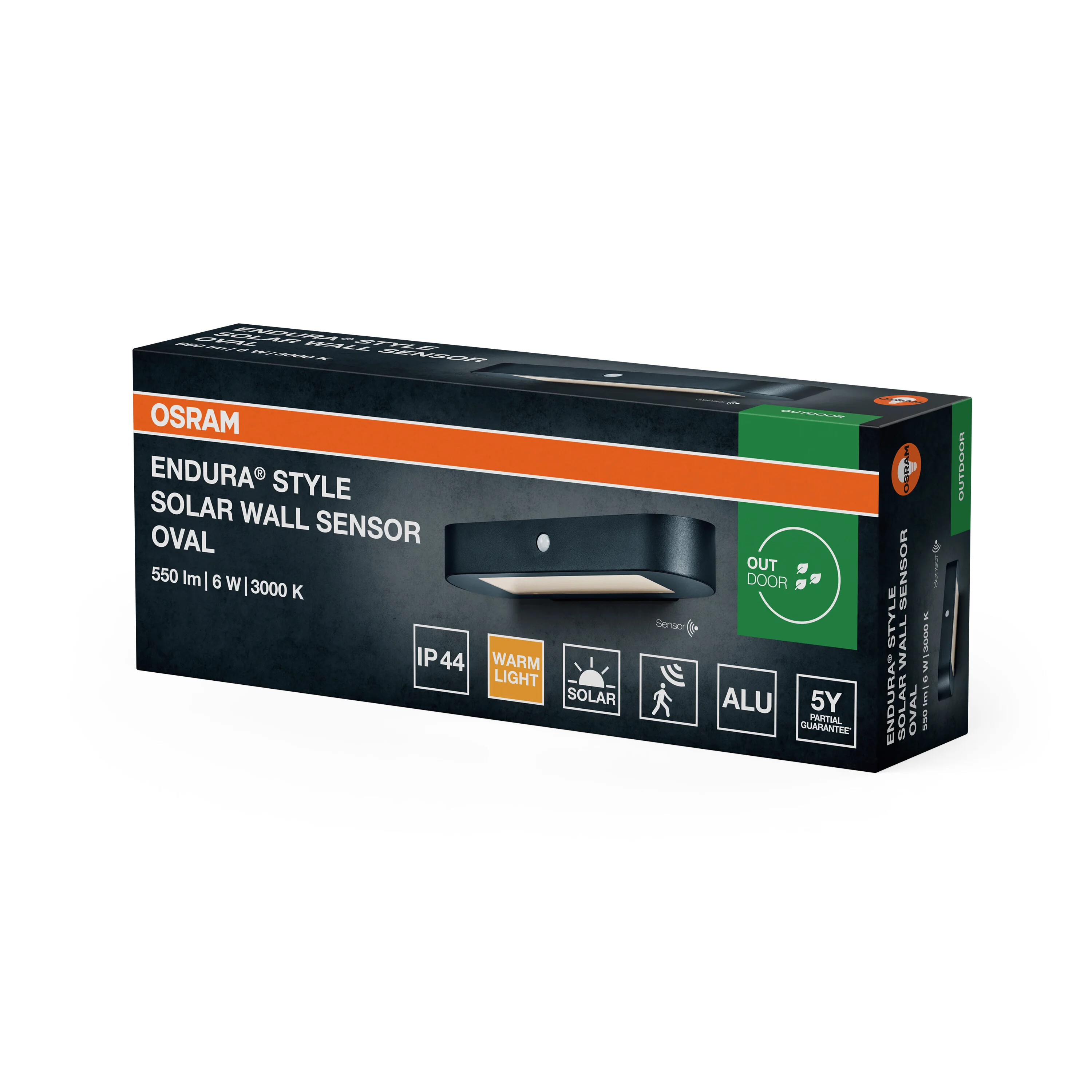 OSRAM Endura Style Solar kinkiet z czujnikiem 6W 3000K - Image 6