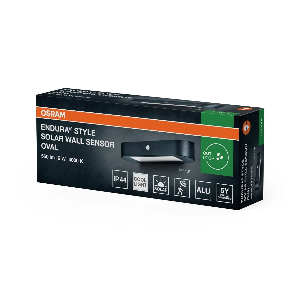 OSRAM Endura Style Solar kinkiet z czujnikiem 6W 4000K - Image 2