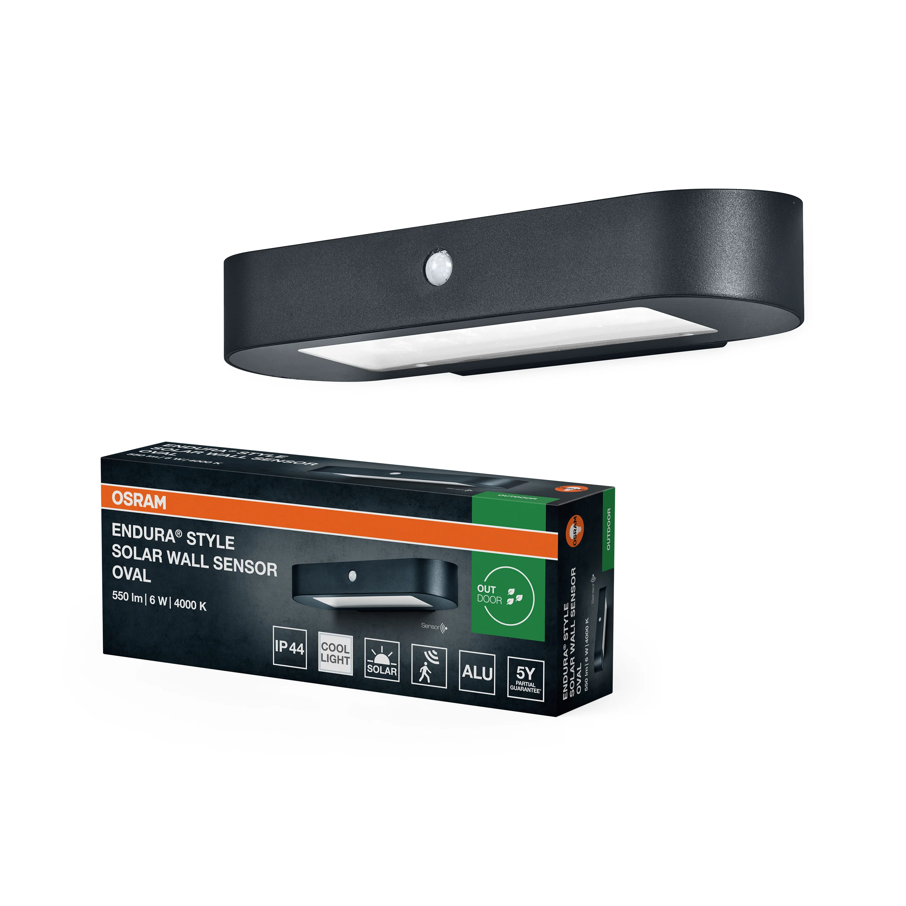 OSRAM Endura Style Solar kinkiet z czujnikiem 6W 4000K - Image 5