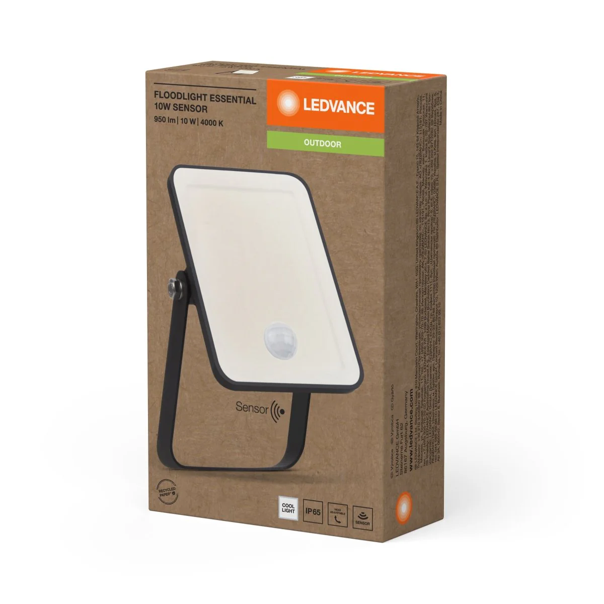 OSRAM Essentials Floodlights Sensor 10W 4000K - Image 2