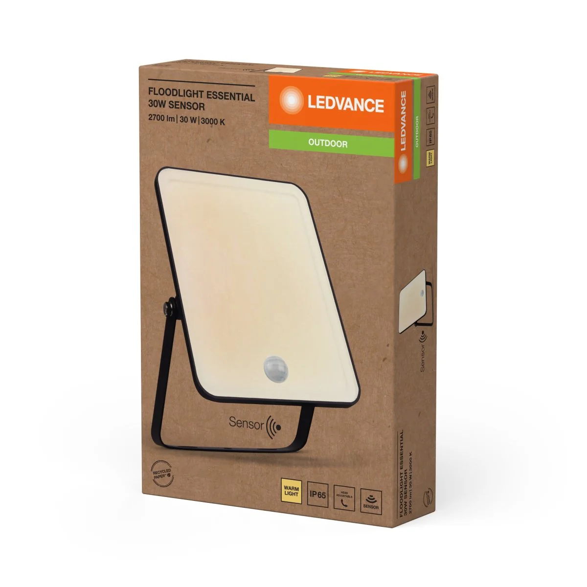 OSRAM Essentials Floodlights Sensor 30W 3000K - Image 2