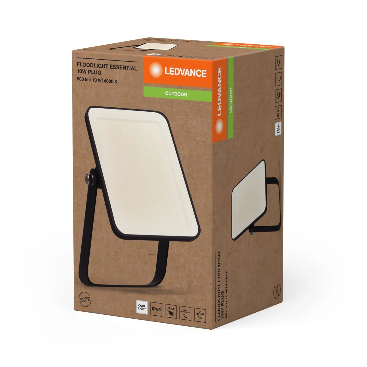 OSRAM Essentials Floodlights z wtyczką EU 10W 4000K - Image 2
