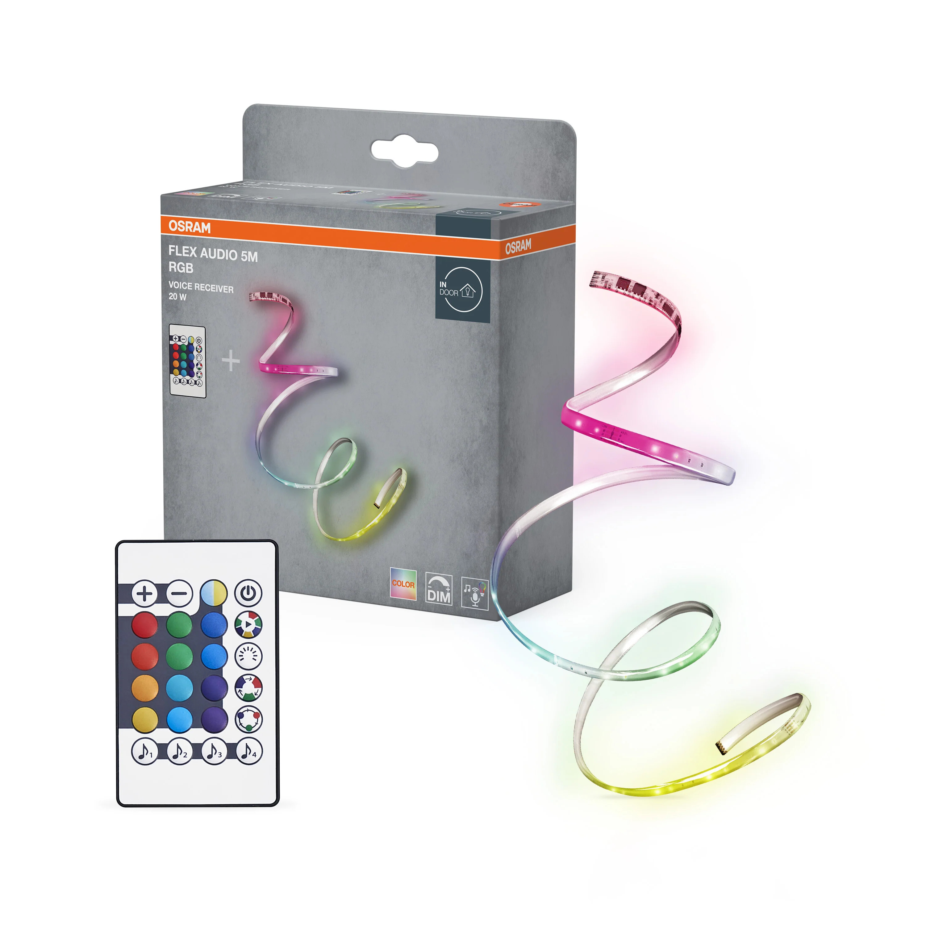 OSRAM FLEX AUDIO z pilotem 5M RGB - Image 5