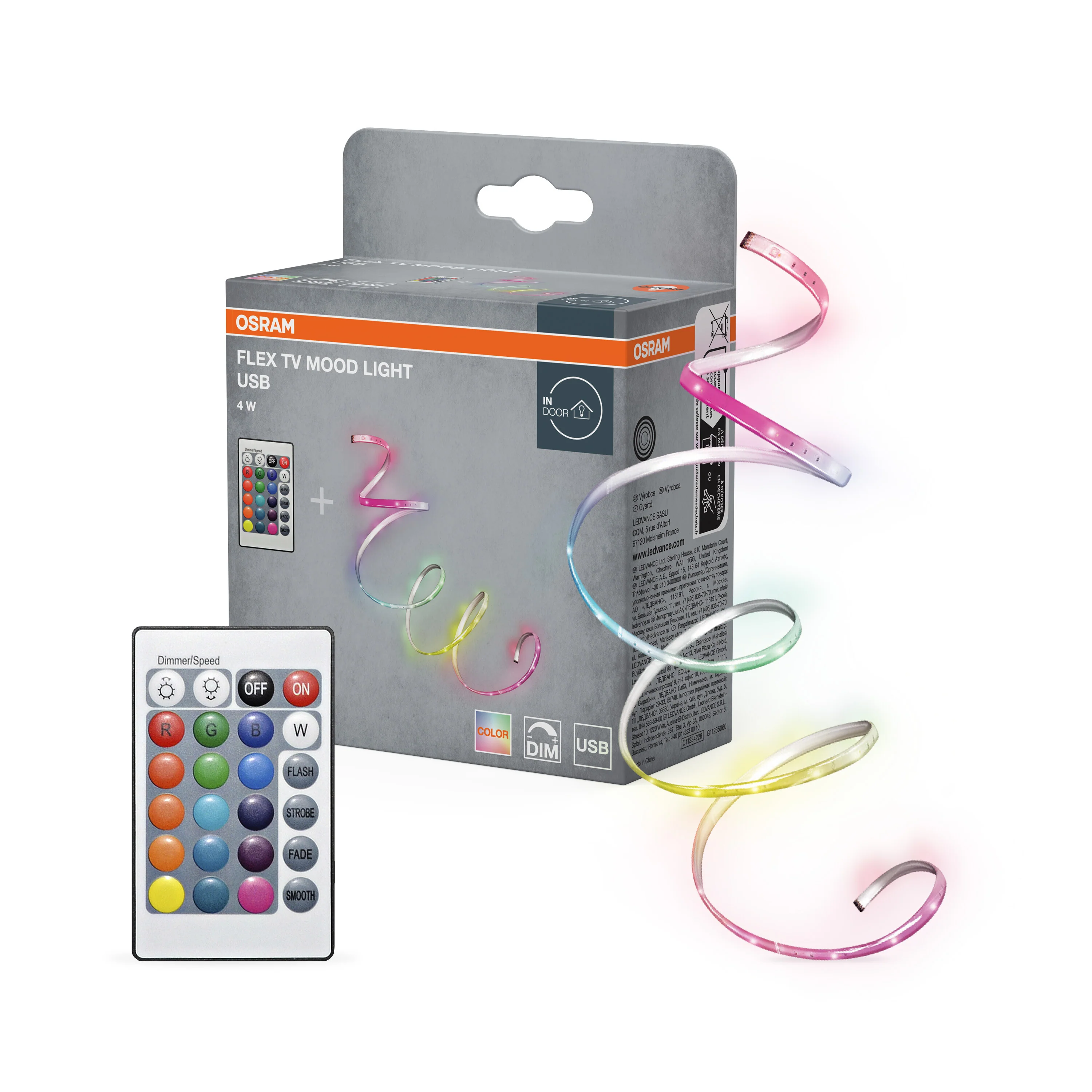 OSRAM FLEX TV MOOD LIGHT RGB z pilotem USB - Image 5