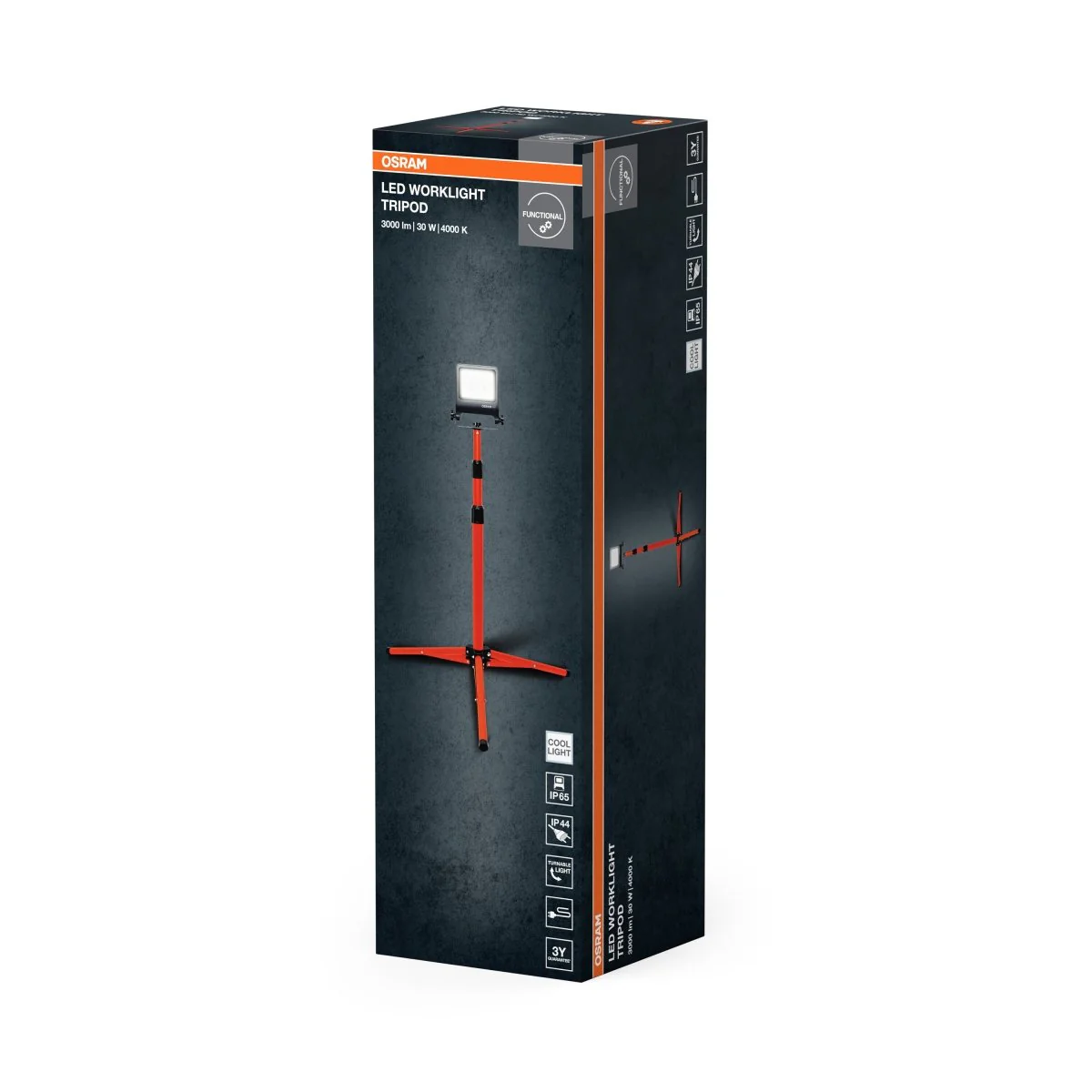 OSRAM FLOODLIGHT LUX 10 W 830 czarny - Image 2