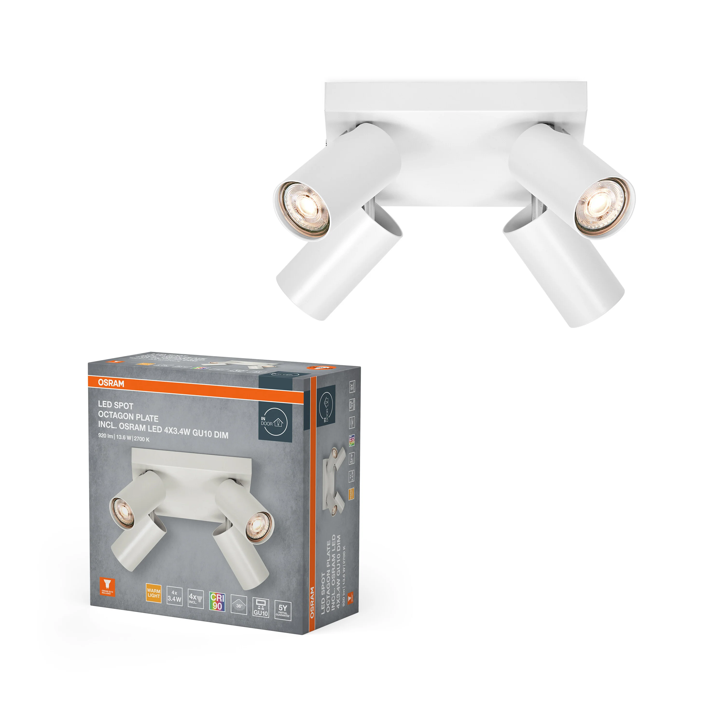 OSRAM FLOODLIGHT LUX z czujnikiem 10 W 830 czarny - Image 5