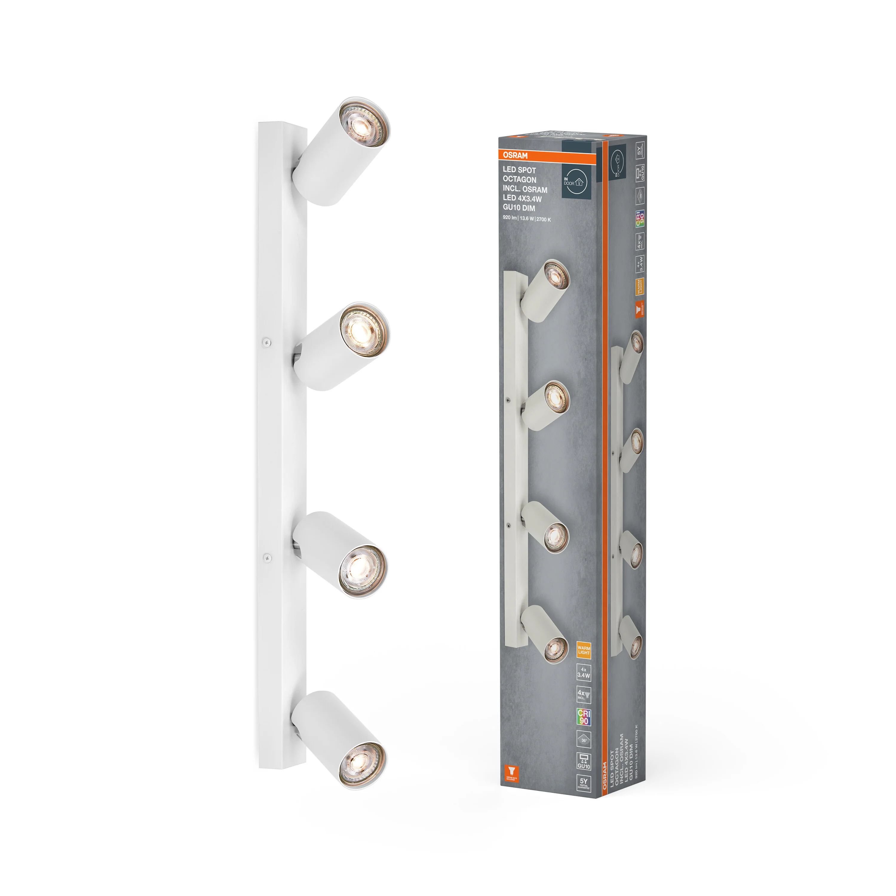 OSRAM FLOODLIGHT LUX z czujnikiem 10 W 840 czarny - Image 5
