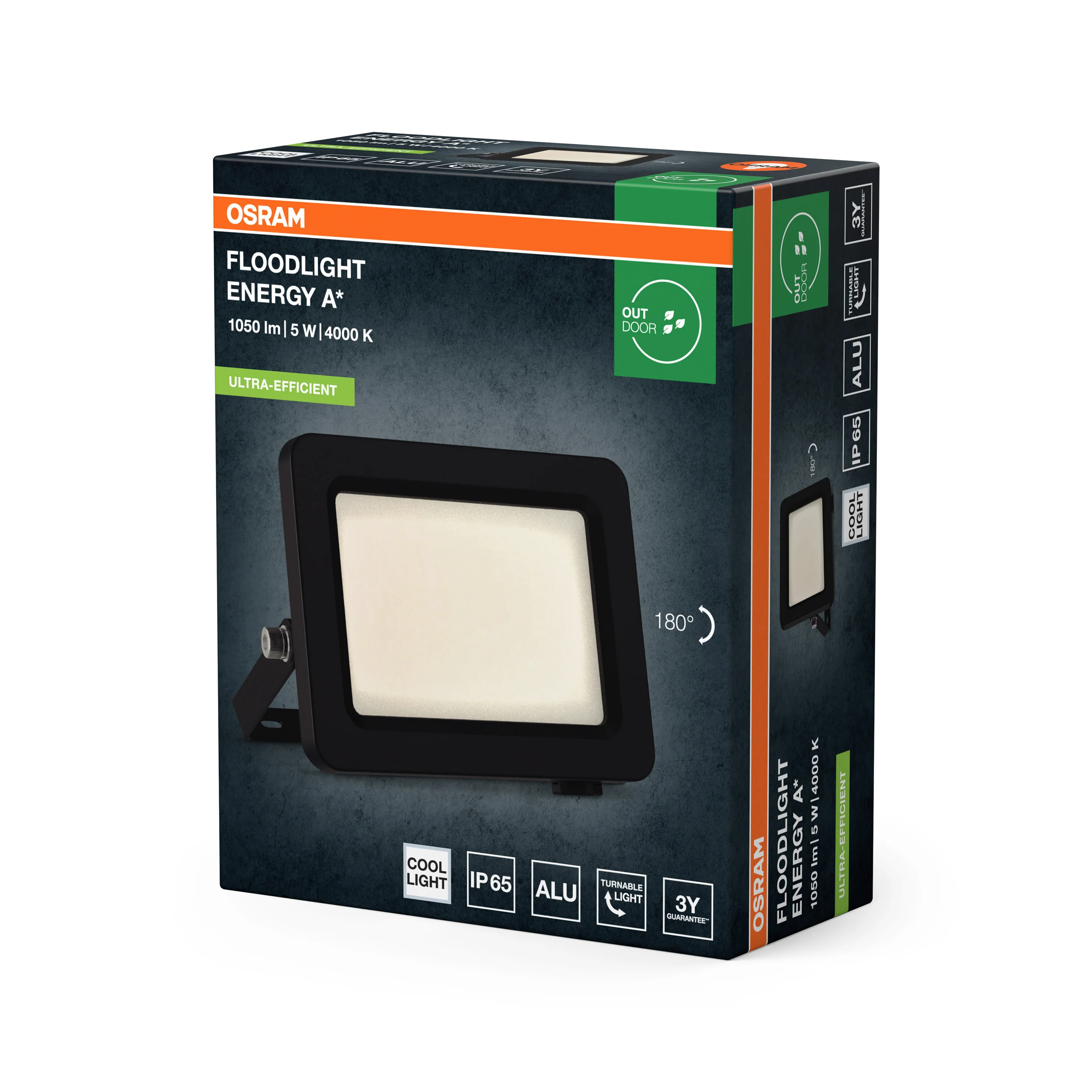 OSRAM FLOODLIGHTS ENERGY EFFICIENCY 5W 840 ciemnoszary - Image 5