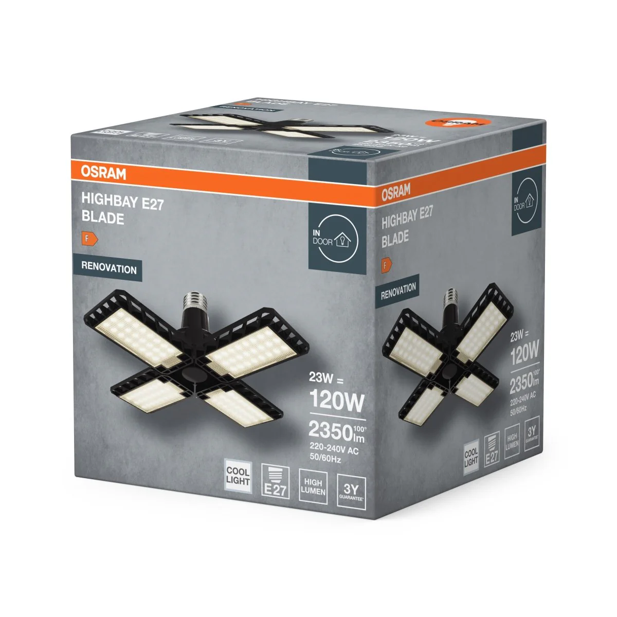 OSRAM Highbay Blade E27 23W 840 czarny - Image 2