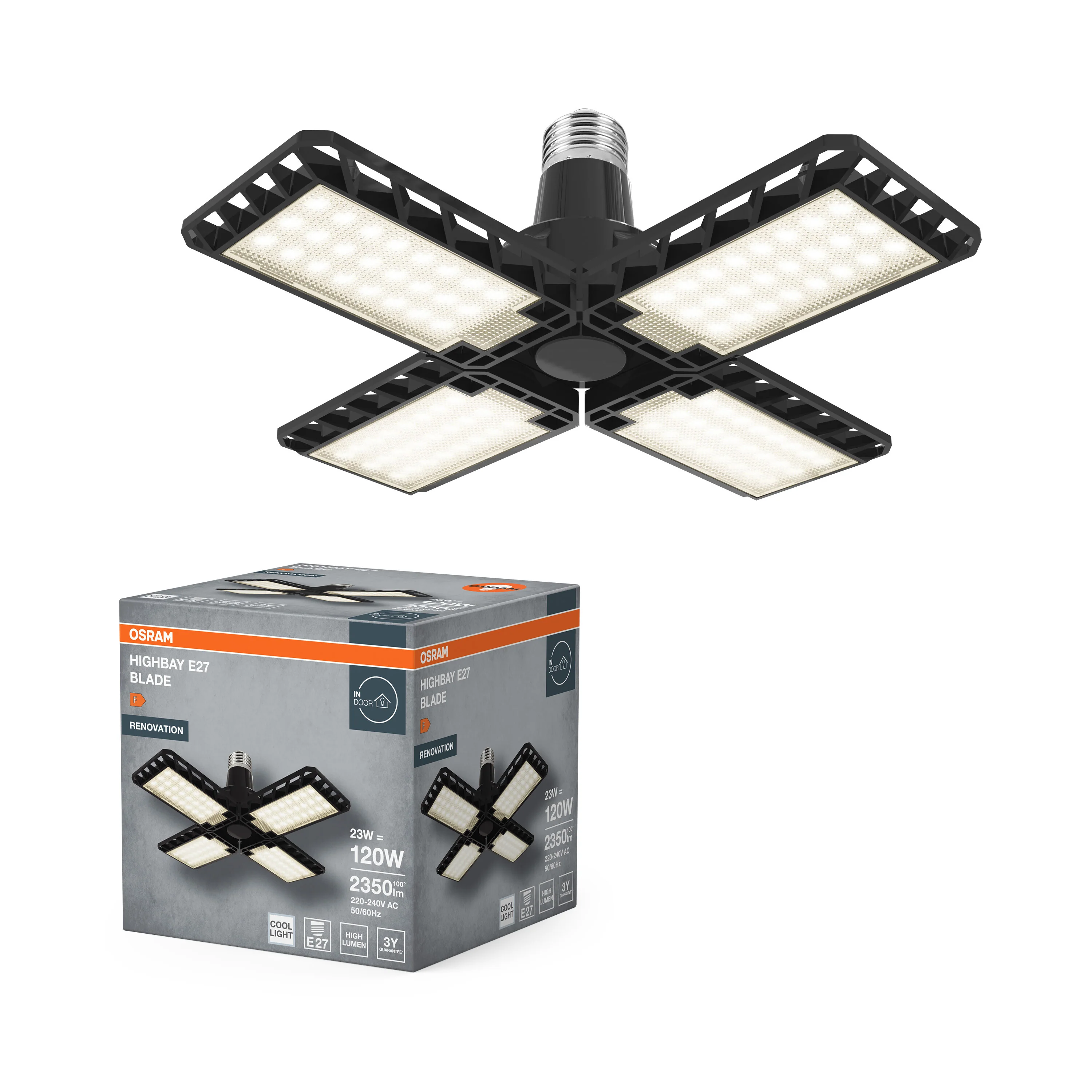 OSRAM Highbay Blade E27 23W 840 czarny - Image 5