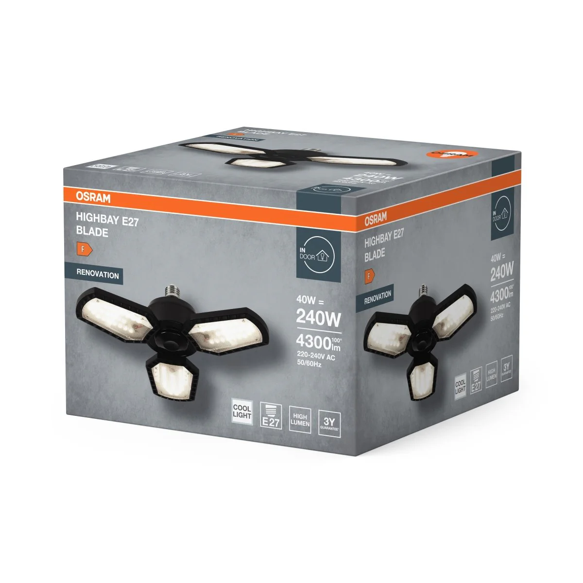 OSRAM Highbay Blade E27 40W 840 czarny - Image 2
