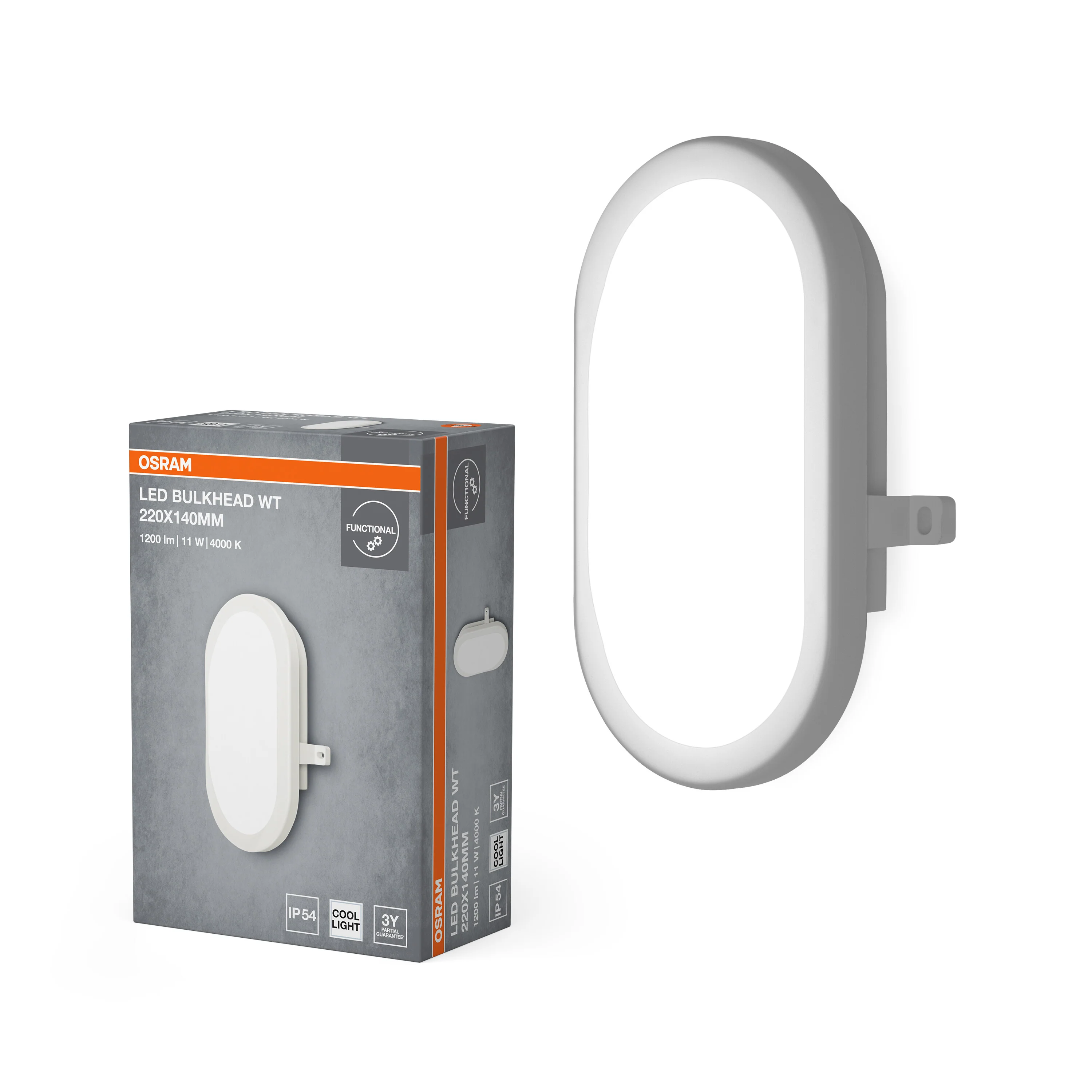 OSRAM LED Bulkhead 11W 4000K biały - Image 5