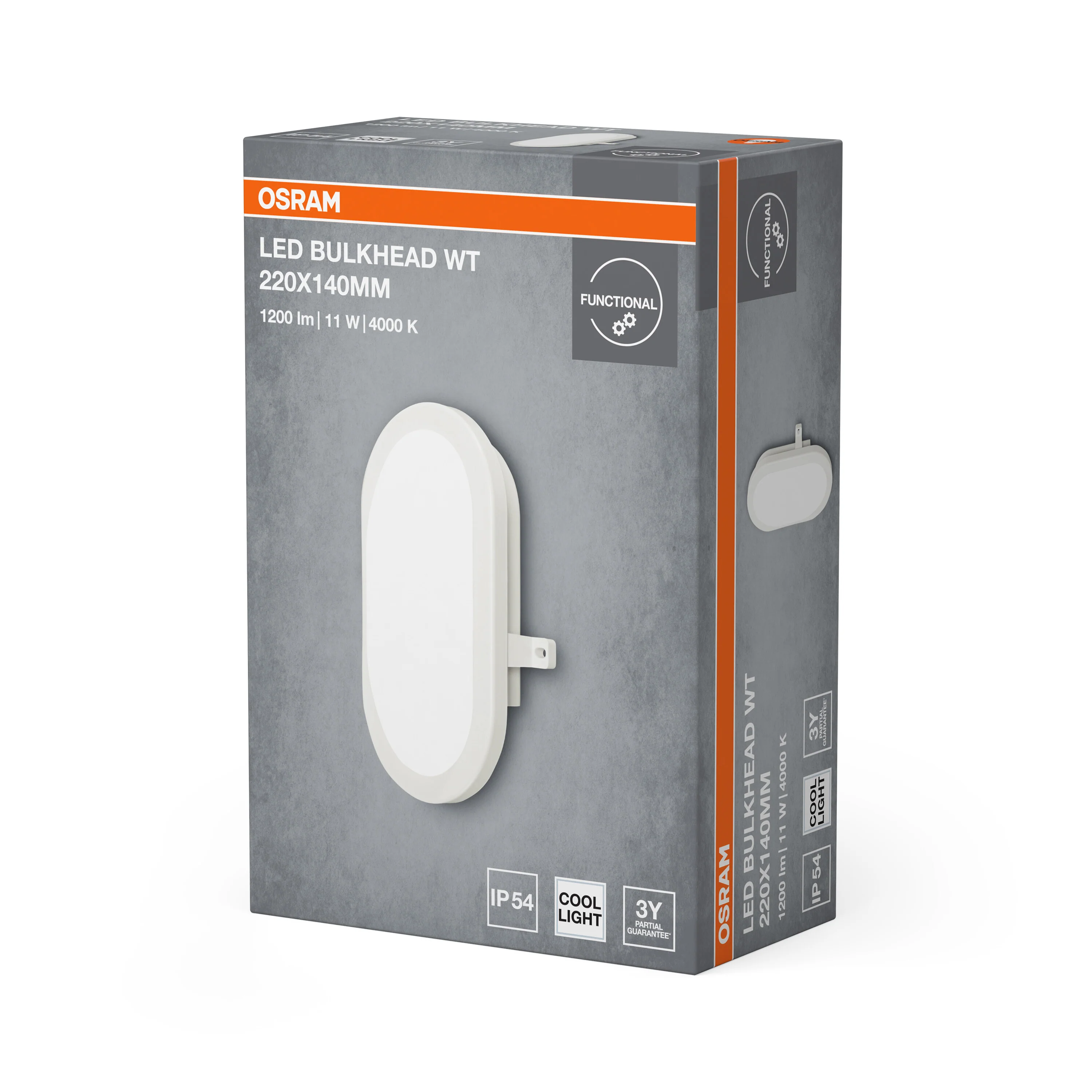 OSRAM LED Bulkhead 11W 4000K biały - Image 6