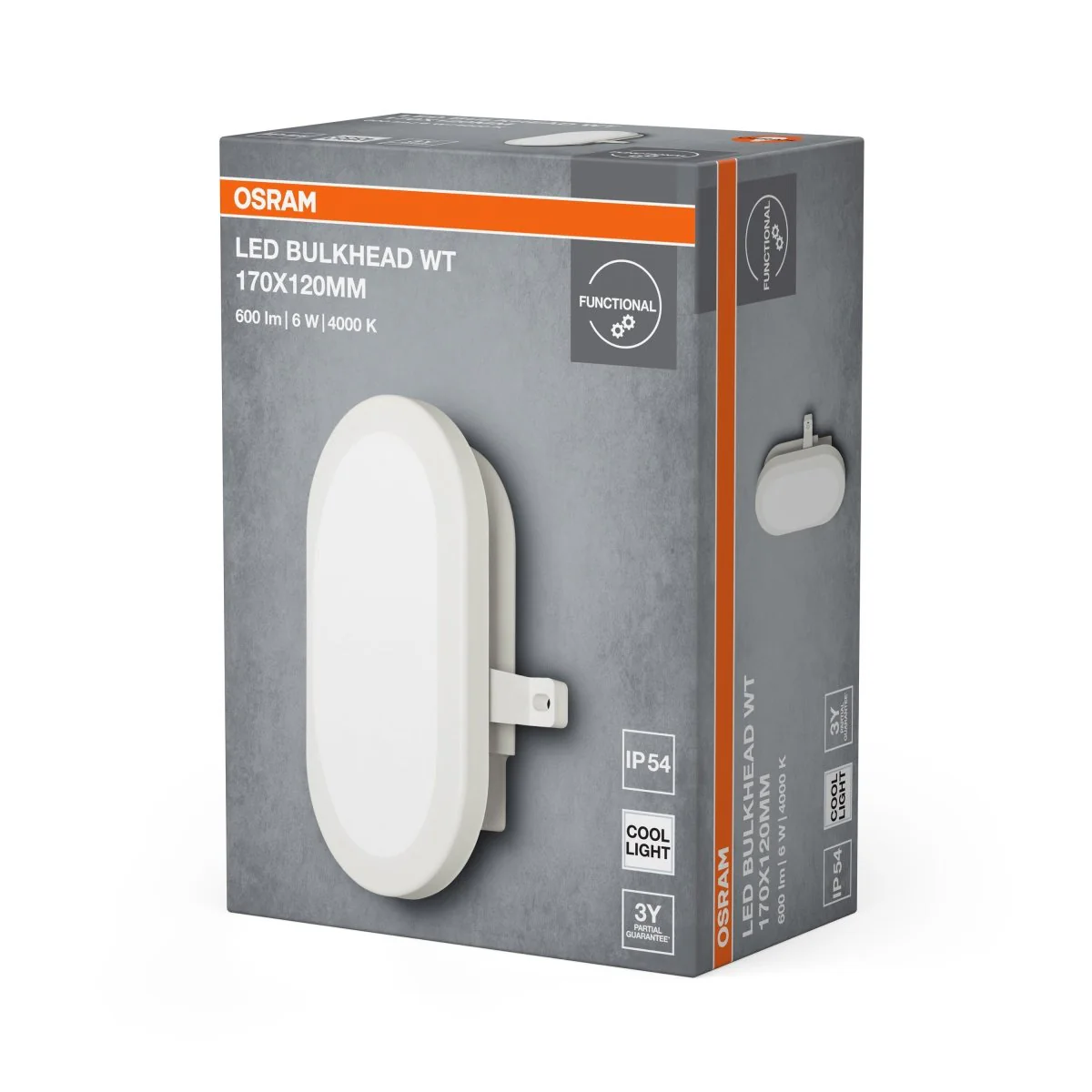 OSRAM LED Bulkhead 6W 4000K biały - Image 2