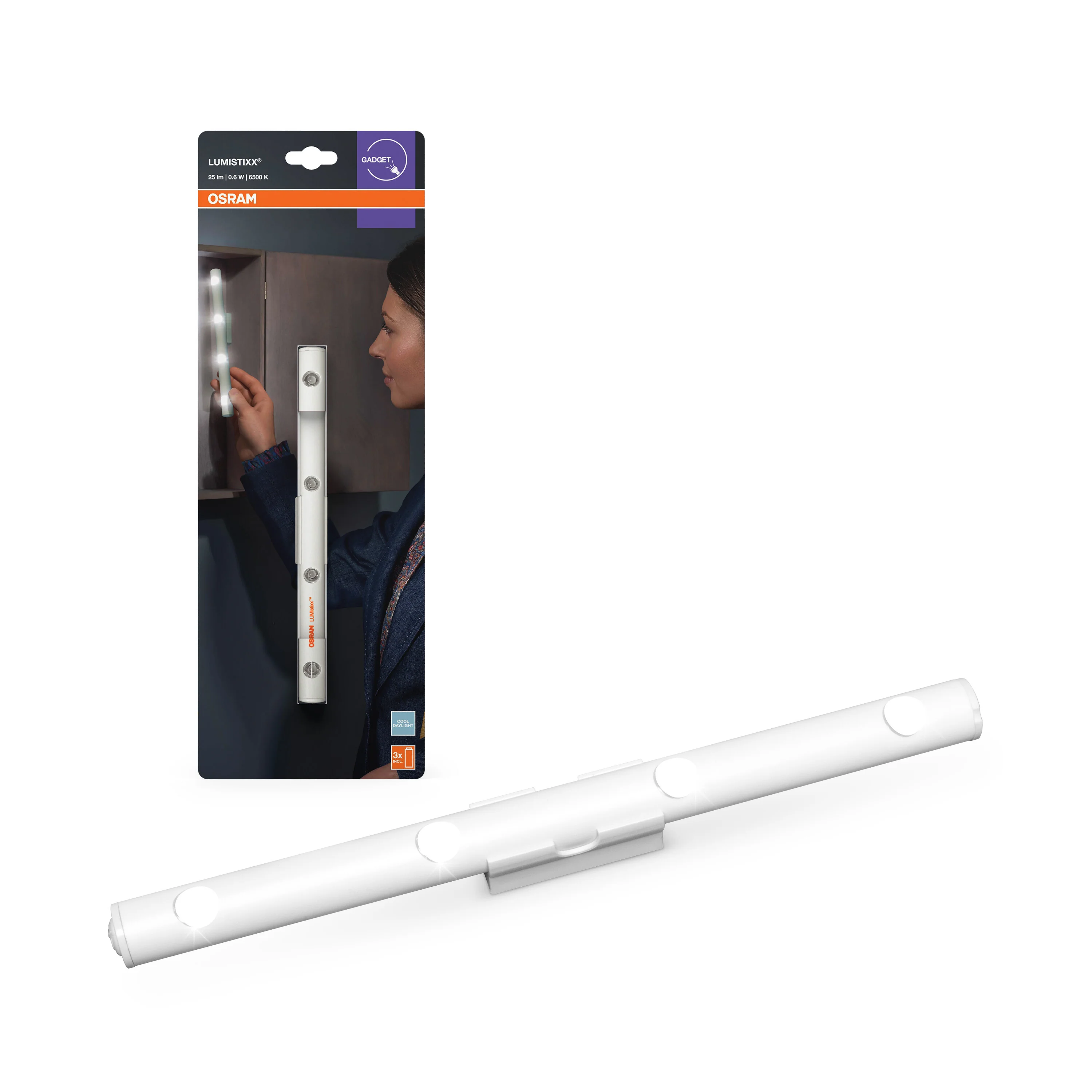 OSRAM LED Sensor Batten 600 mm 8 W 3000 K - Image 5