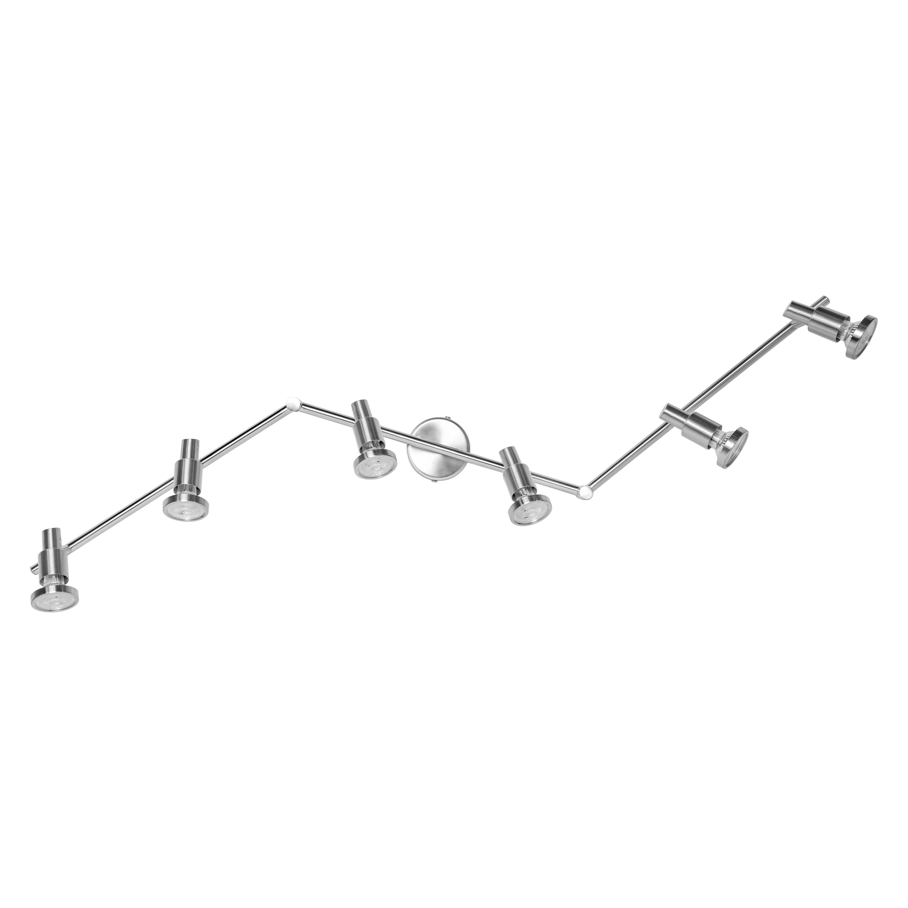 OSRAM LED SPOT BRUSHED SILVER GU10 6 x 2.6W 2700K - Image 3