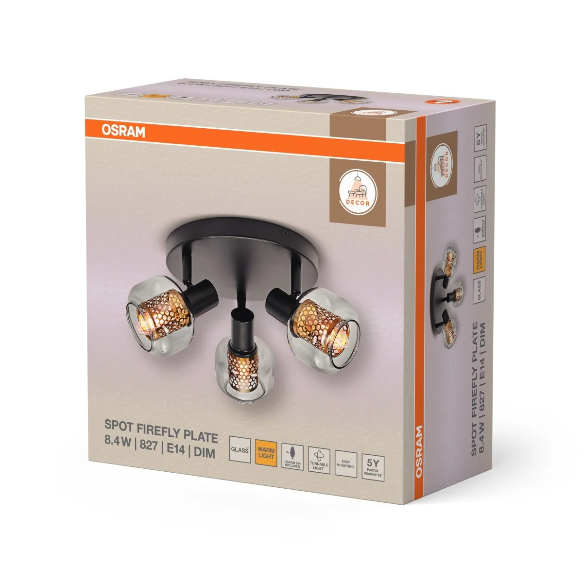 OSRAM LED SPOT czarny 1×3.4 W 927 DIM - Image 2