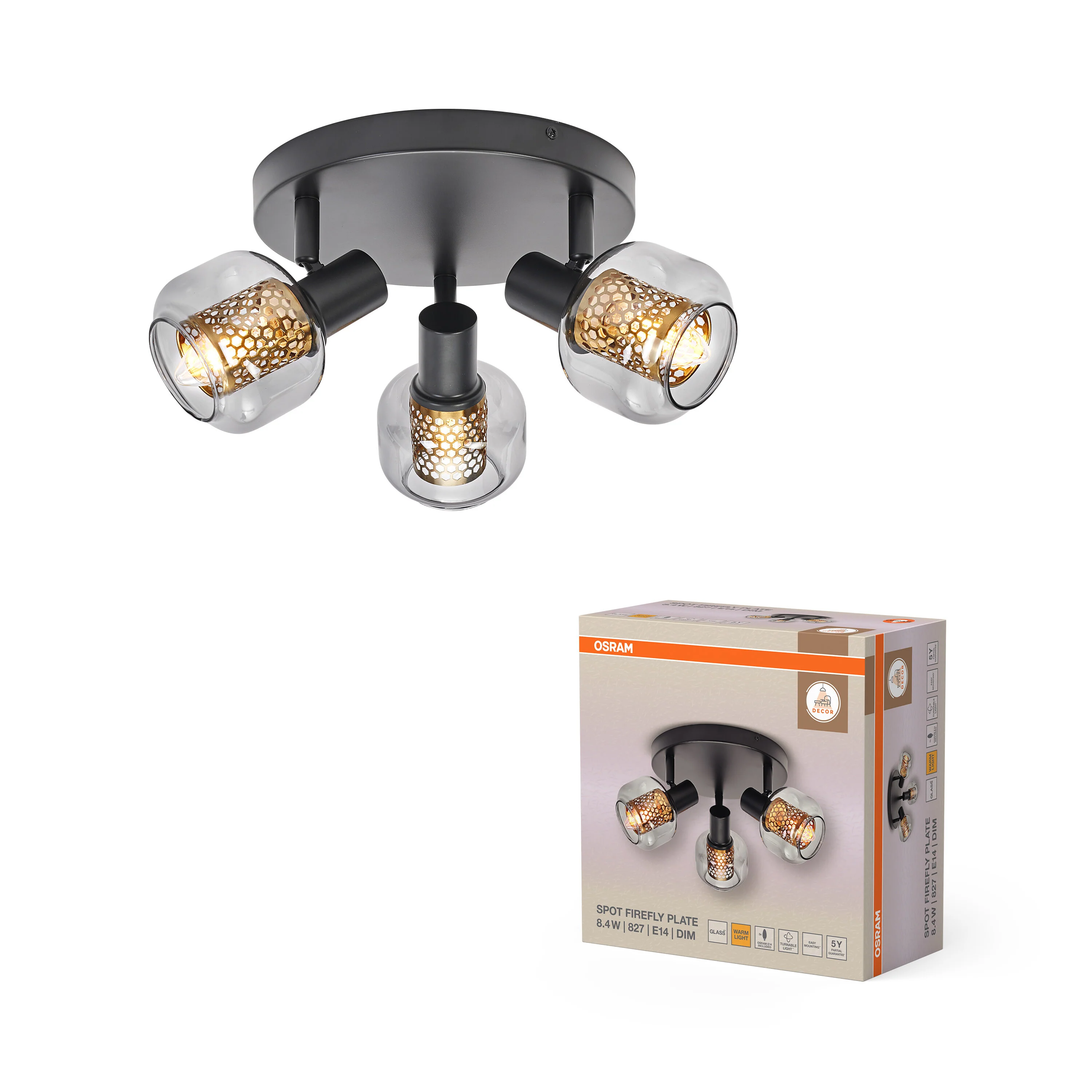 OSRAM LED SPOT czarny 1×3.4 W 927 DIM - Image 5