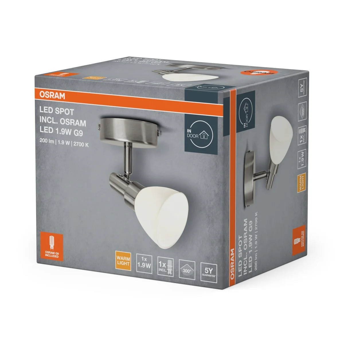 OSRAM LED SPOT G9 1.9W 2700 K - Image 2