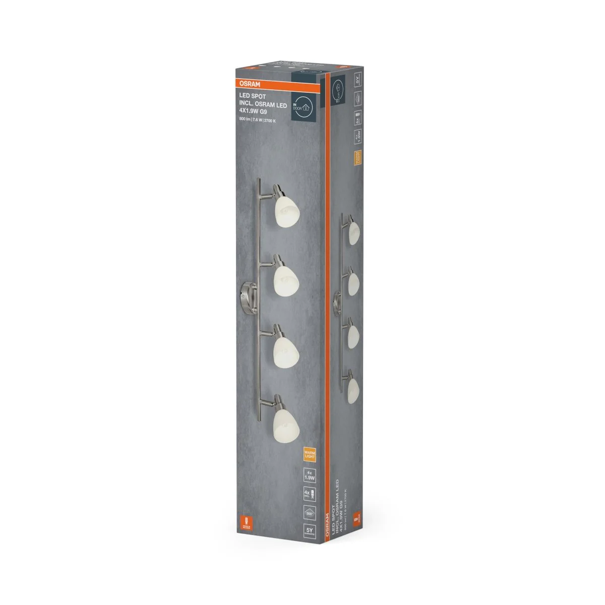 OSRAM LED SPOT G9 4 x 1.9W 2700 K - Image 2