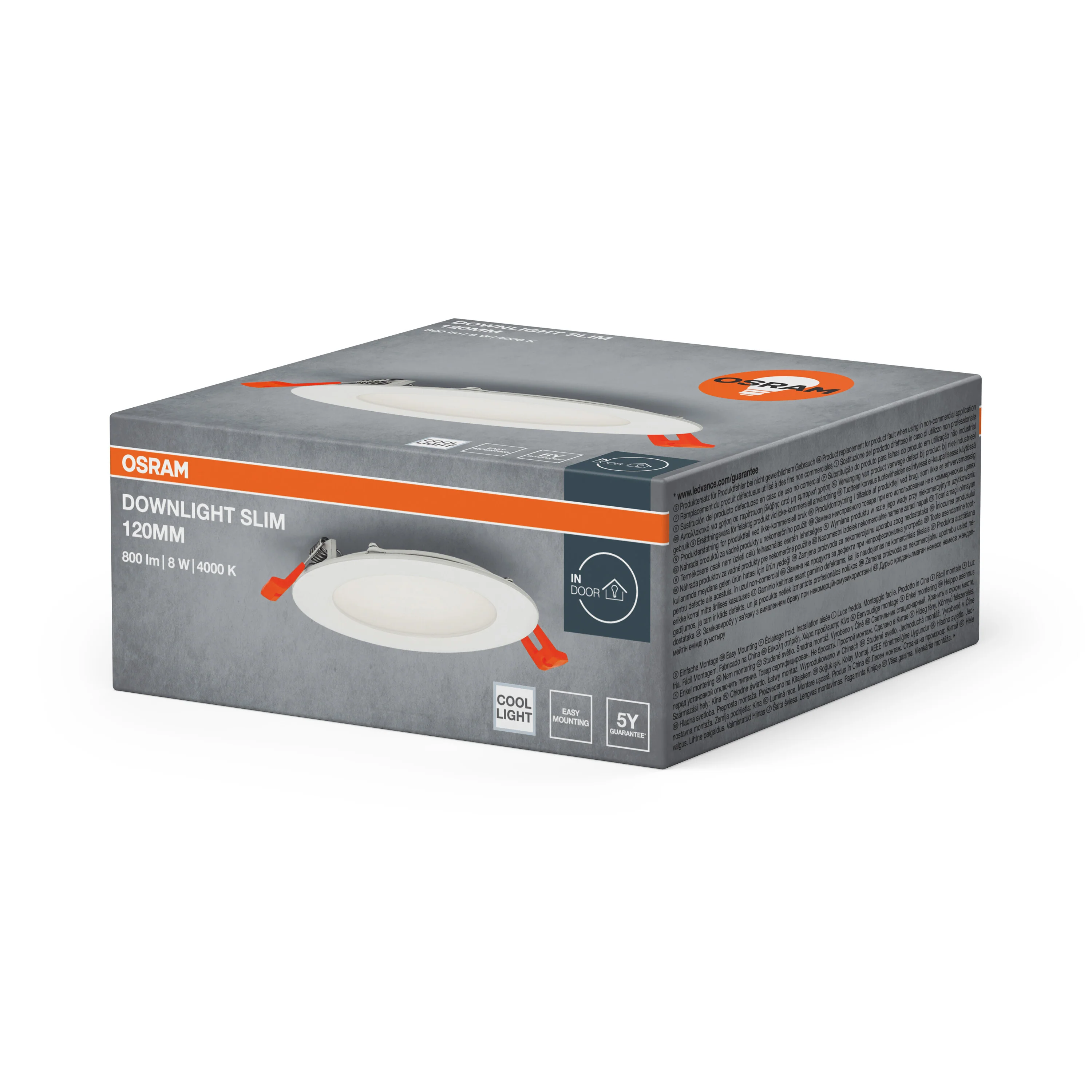 OSRAM LED SPOT i DOWNLIGHT wpuszczany SLIM 120mm 8W 4000K - Image 6