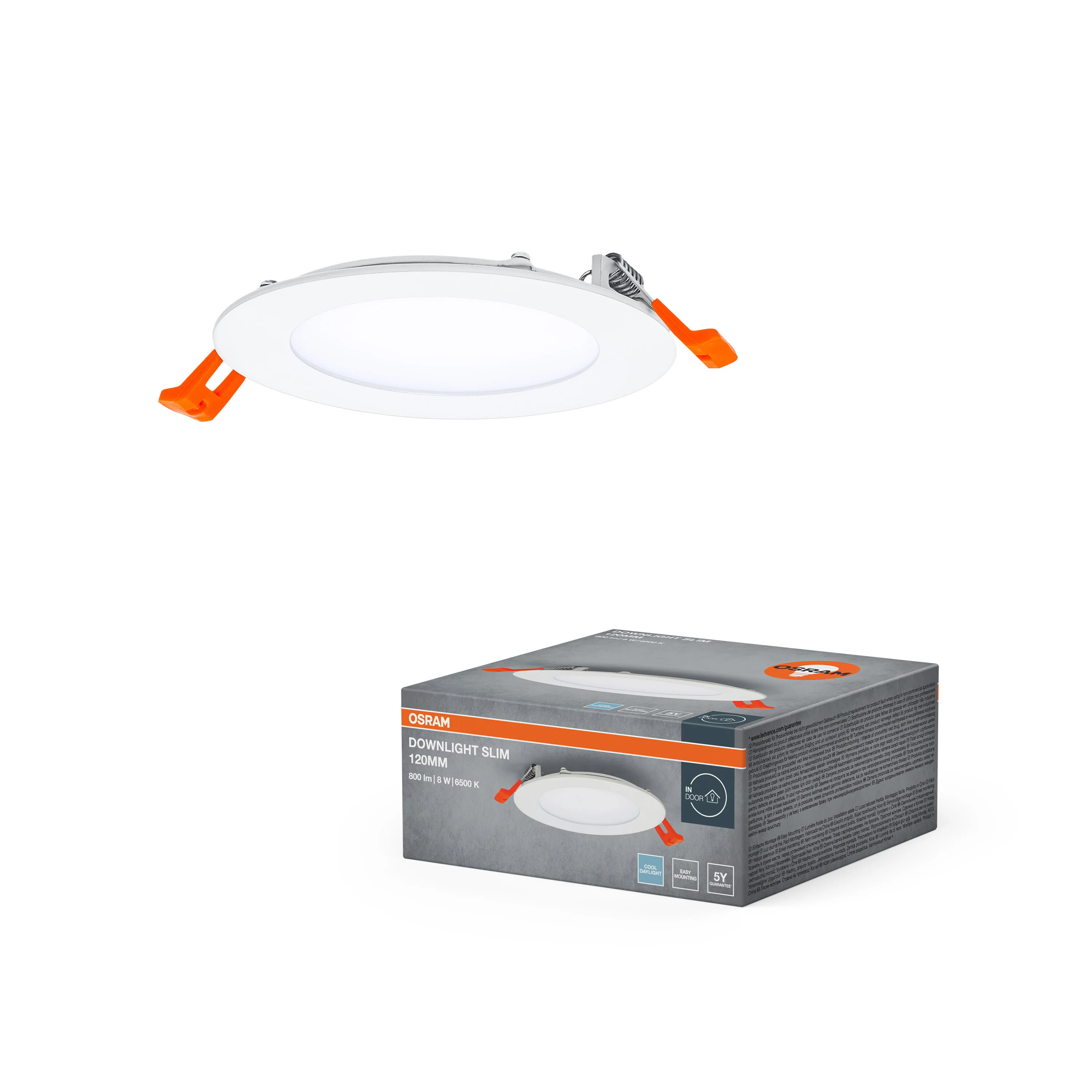 OSRAM LED SPOT i DOWNLIGHT wpuszczany SLIM 120mm 8W 6500K - Image 5