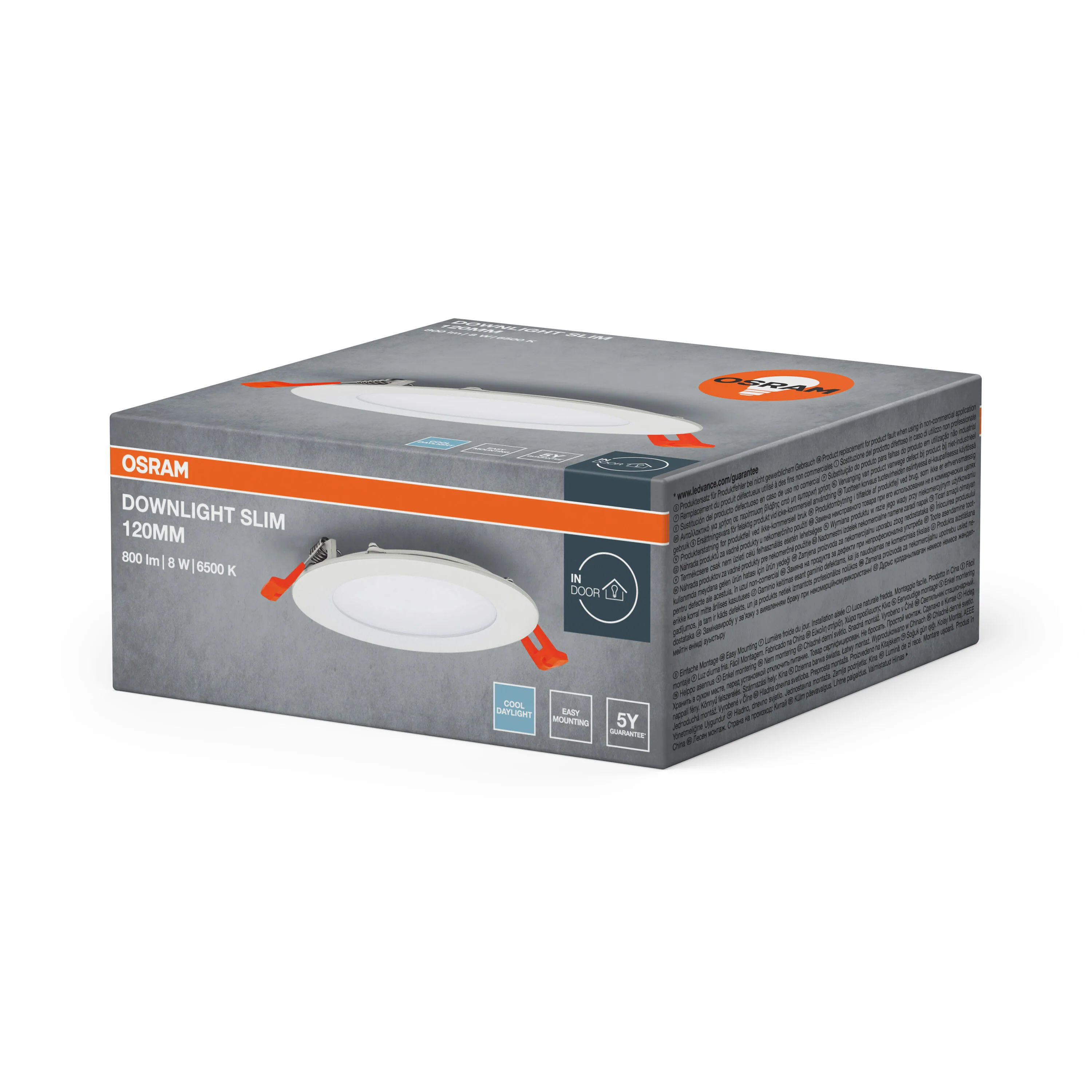 OSRAM LED SPOT i DOWNLIGHT wpuszczany SLIM 120mm 8W 6500K - Image 6