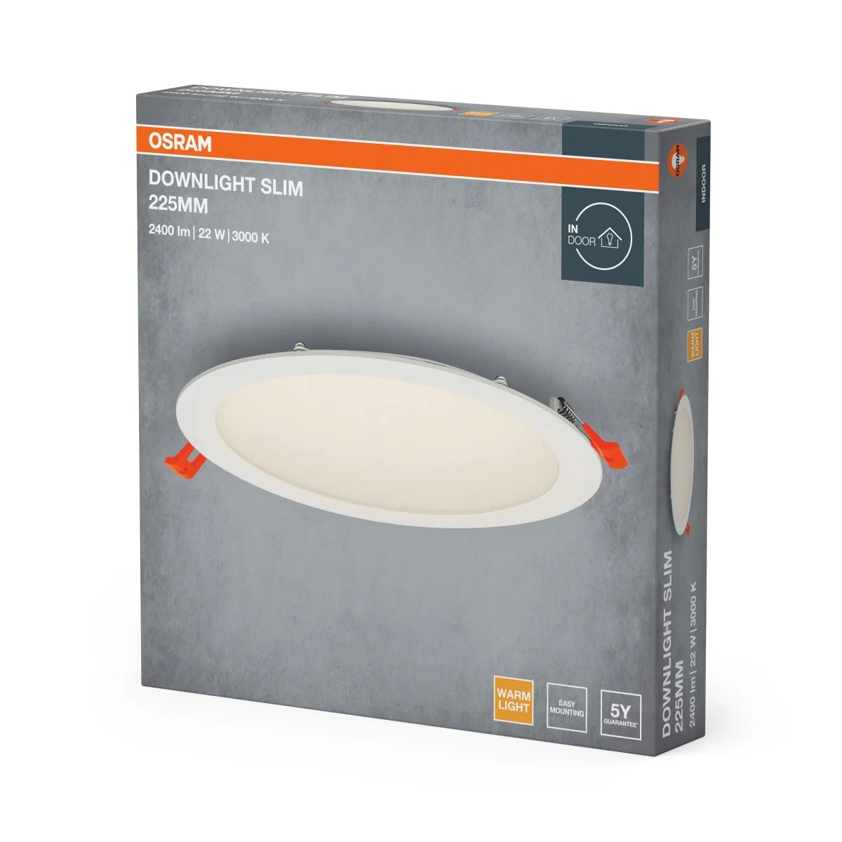OSRAM LED SPOT i DOWNLIGHT wpuszczany SLIM 225mm 22W 3000K - Image 2