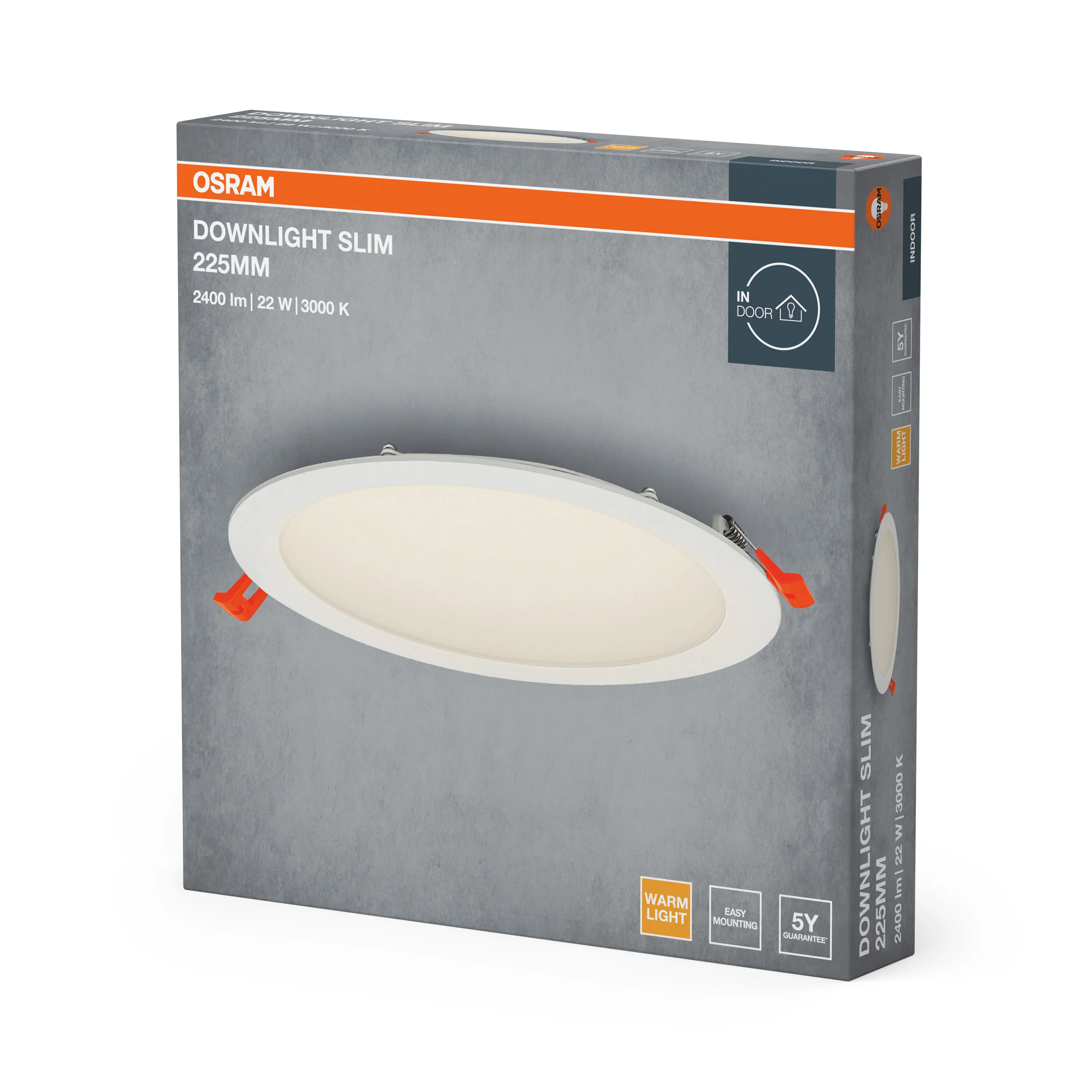 OSRAM LED SPOT i DOWNLIGHT wpuszczany SLIM 225mm 22W 3000K - Image 6