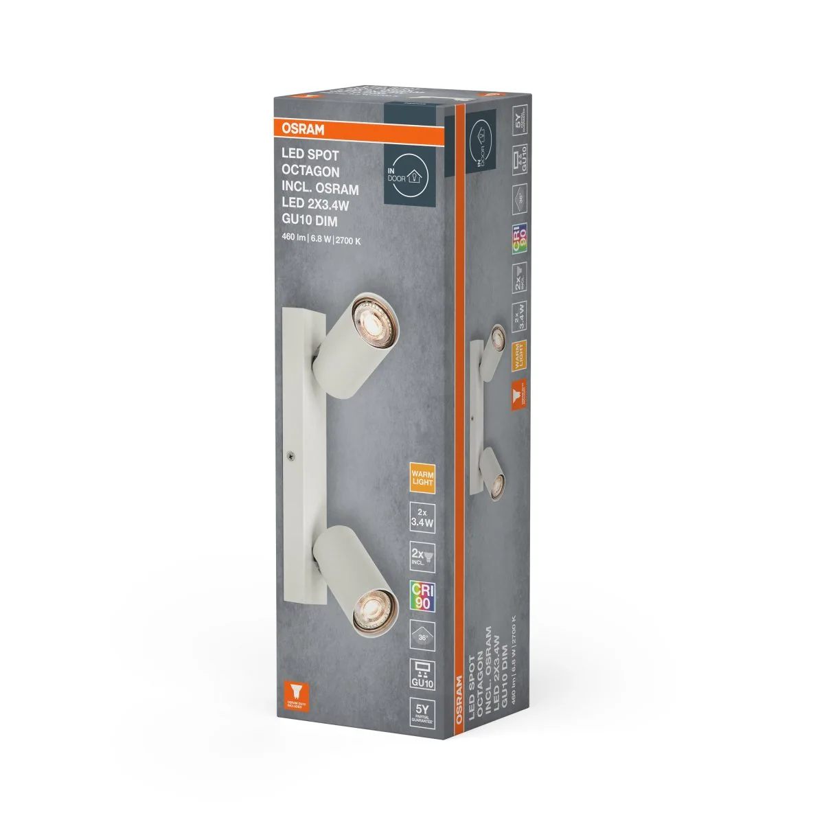 OSRAM LED SPOT OCTAGON biały 2x3.4 W 927 DIM - Image 2