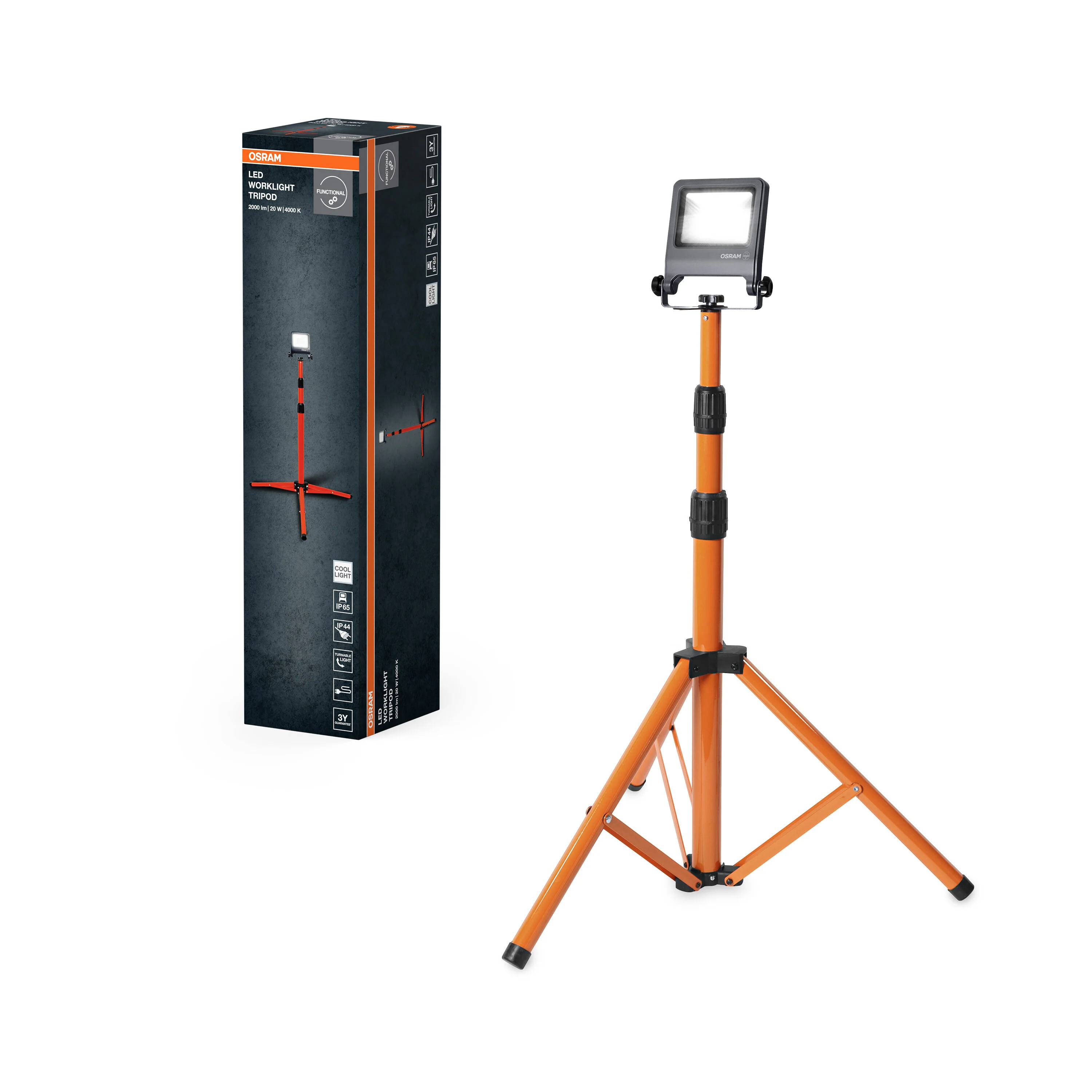 OSRAM LED Worklights-TRIPOD 1×20W 4000K - Image 4