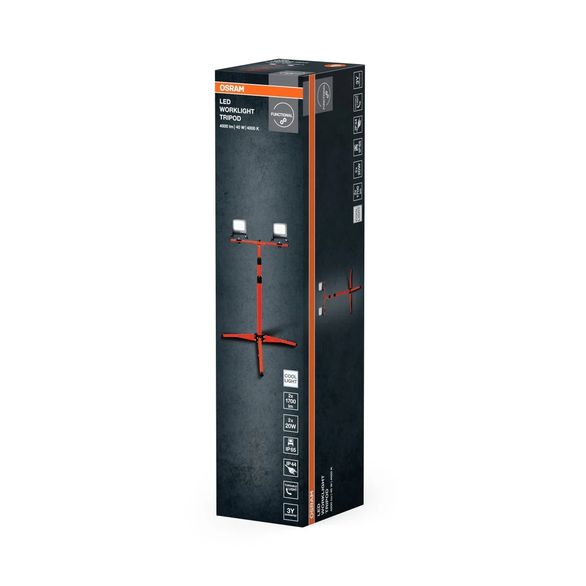 OSRAM LED Worklights-TRIPOD 2×20W 4000K - Image 2