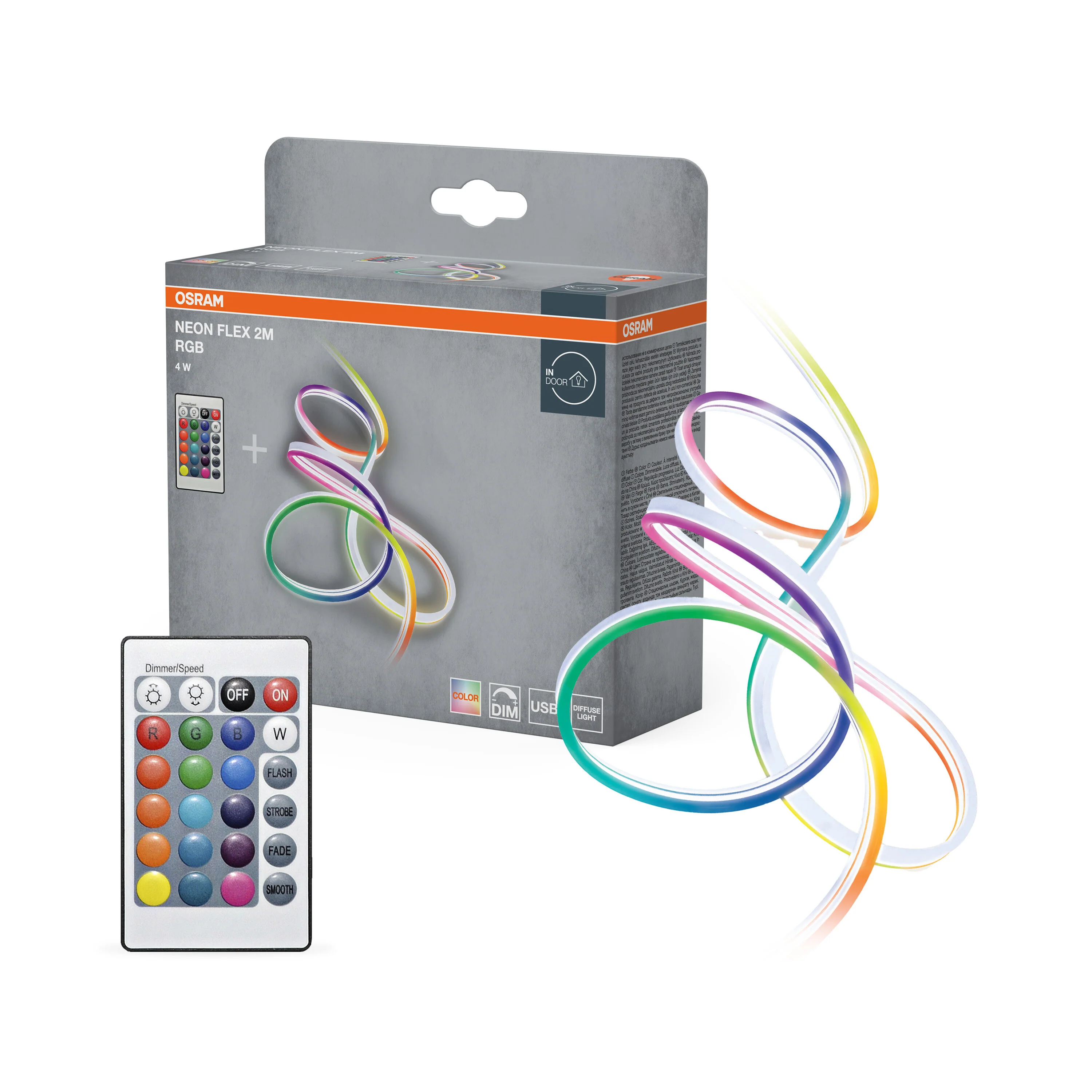 OSRAM NEONFLEX USB z pilotem 2M RGB USB - Image 5