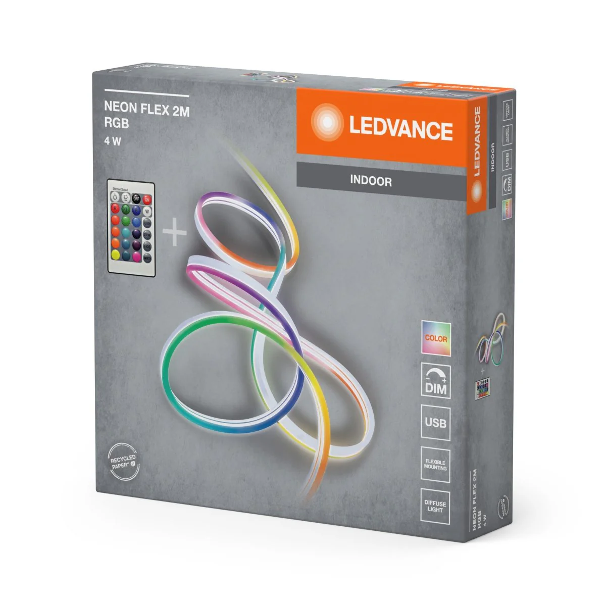 OSRAM NEONFLEX USB z pilotem 2M RGB USB + RC - Image 2