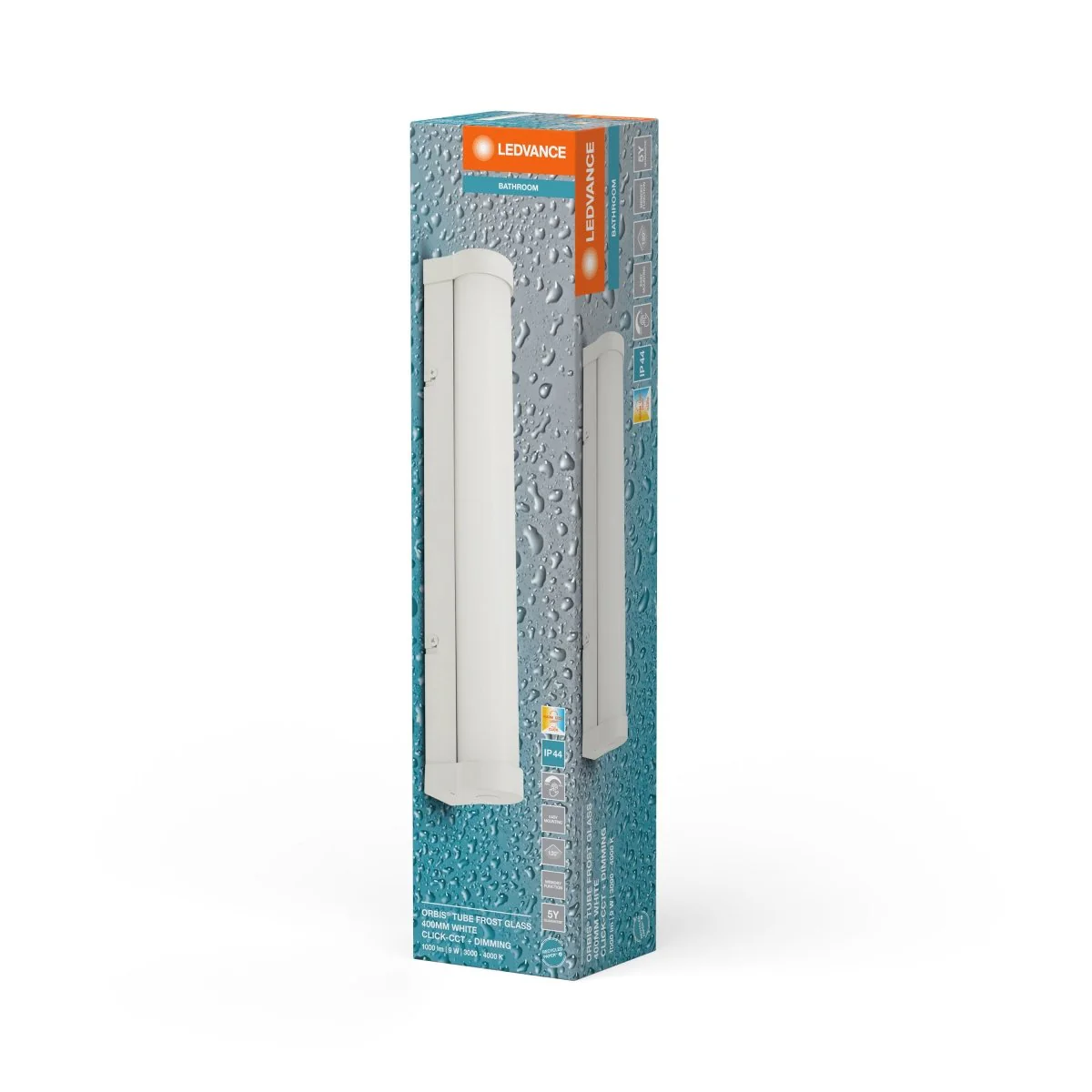 OSRAM Obris Tube Frost Glass 40CM Click CCT DIM IP44 biały - Image 2