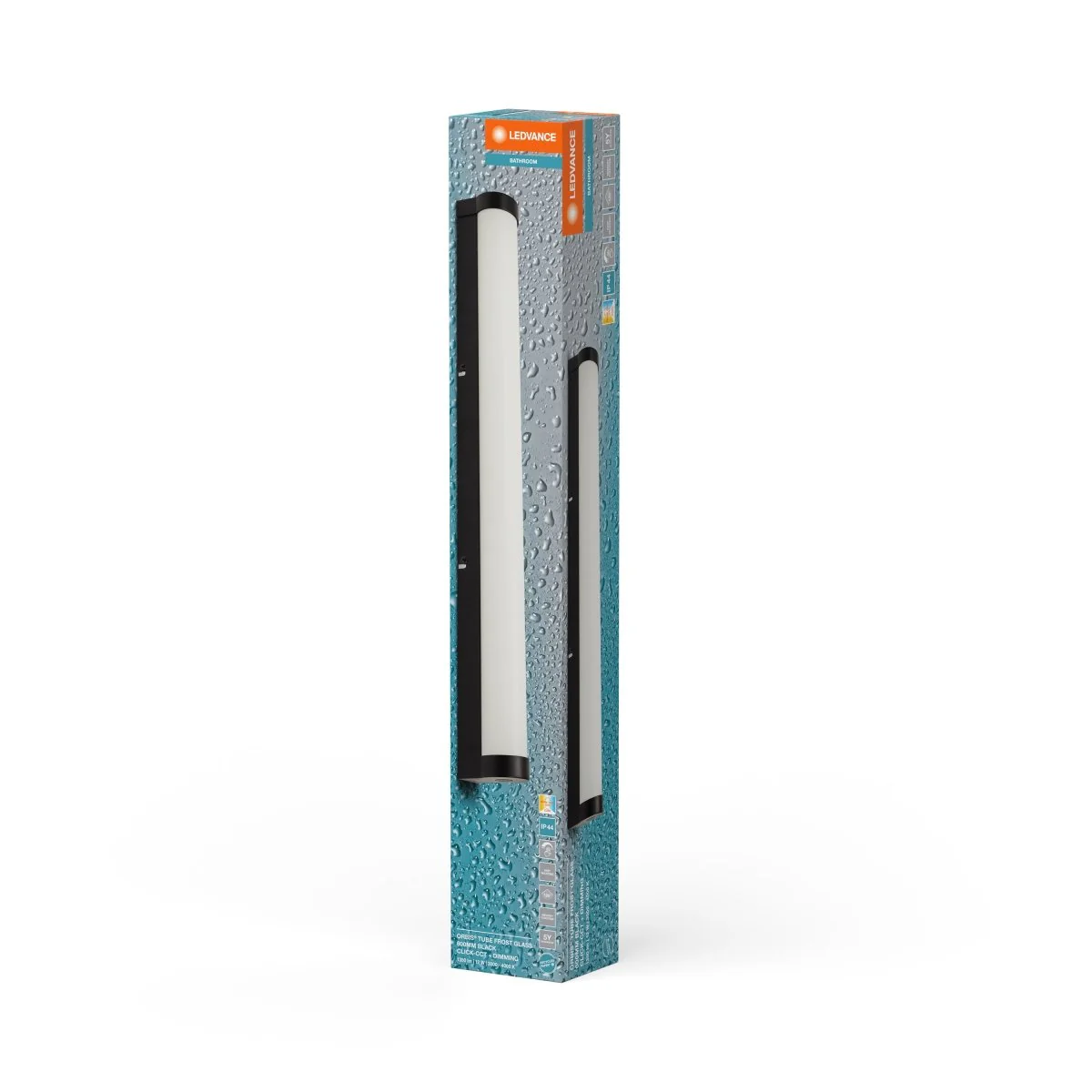 OSRAM Obris Tube Frost Glass 60CM Click CCT DIM IP44 czarny - Image 2